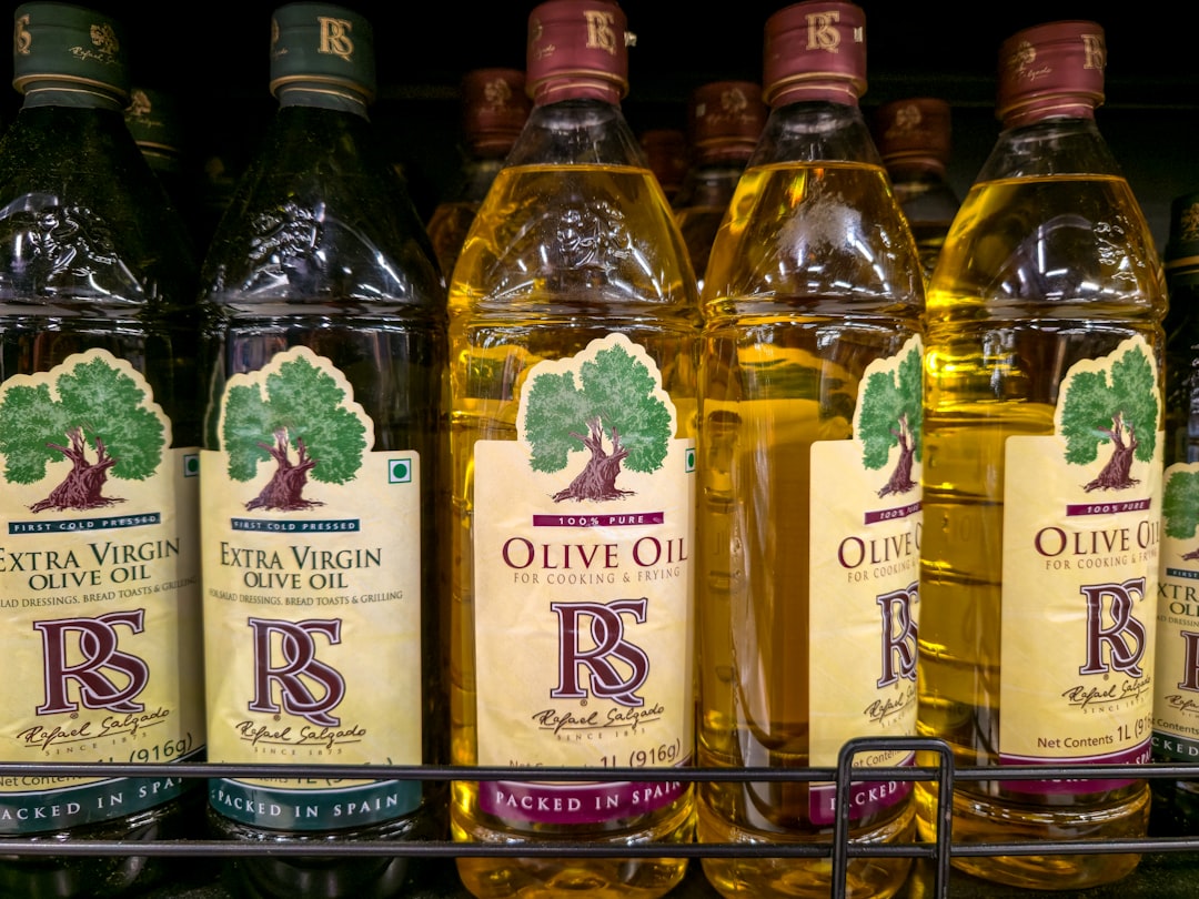 Bottles Of Cooking Oil