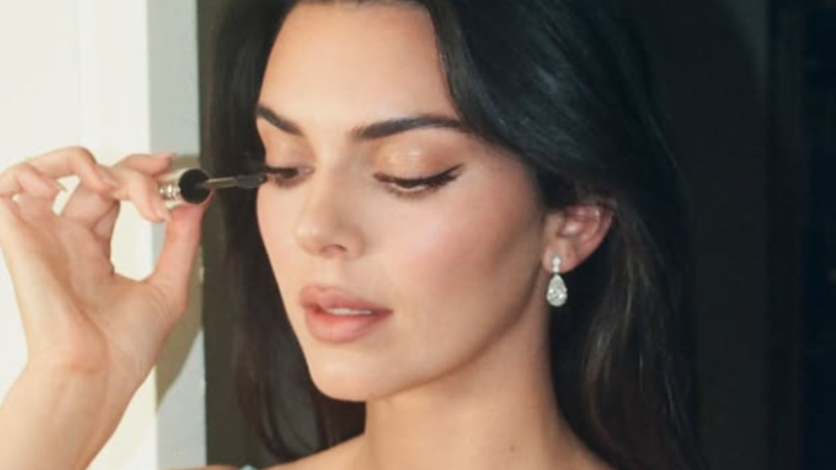 Kendall Jenner’s Light Blue Floral-Embroidered Gown Is the Minimalist Party Look We Want to Copy