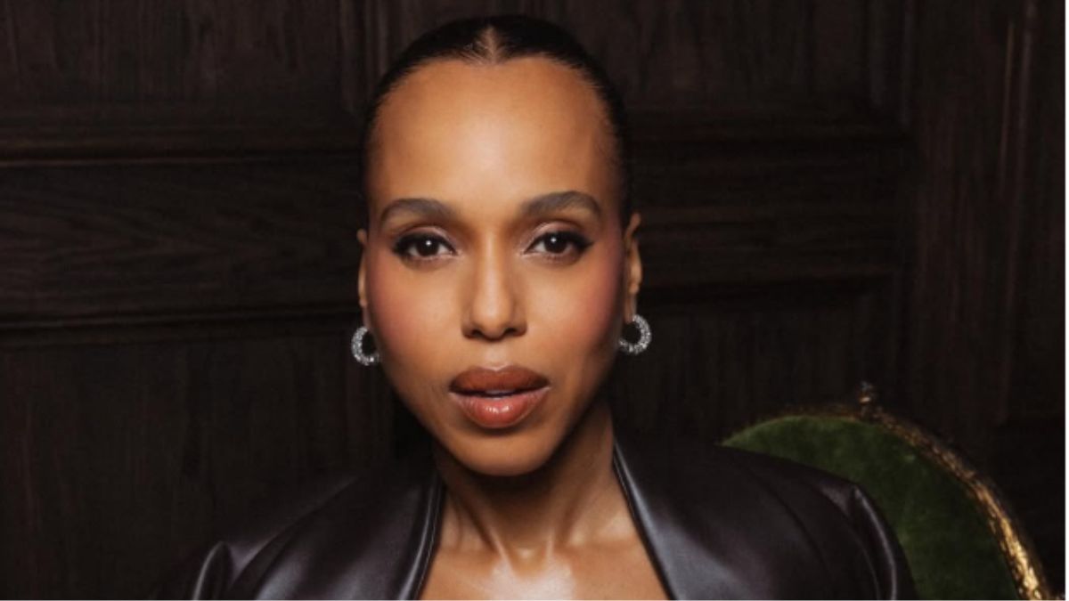 Kerry Washington’s Georges Hobeika Black-and-White Gown at the NAACP Image Awards Is a Masterclass in Contrast Dressing