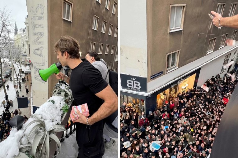 An Influencer Caused Significant Chaos After He Threw Over Ten Thousand Dollars From a Balcony in Vienna