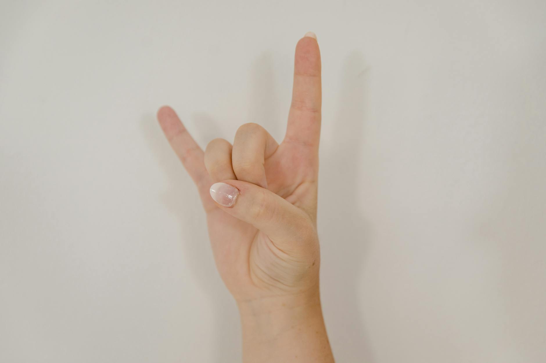 Horns Sign Hand Gesture