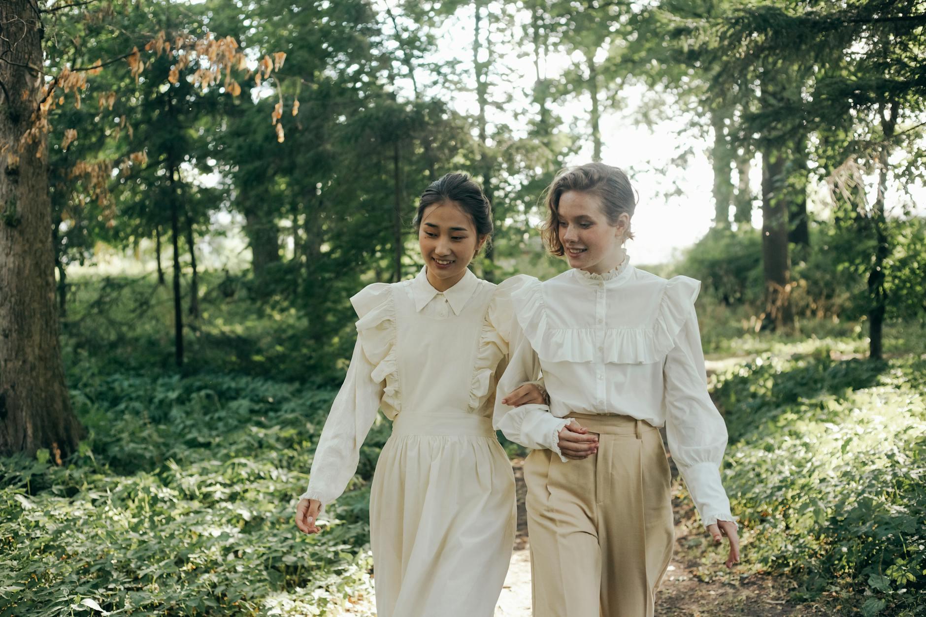 Rounded Shoulders Walking