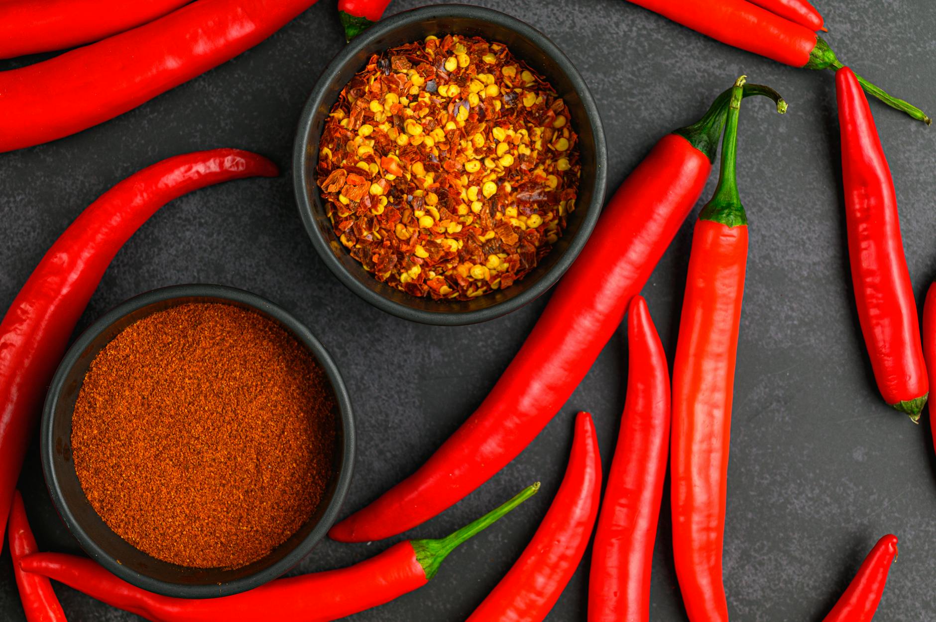 Chili Peppers And Spices