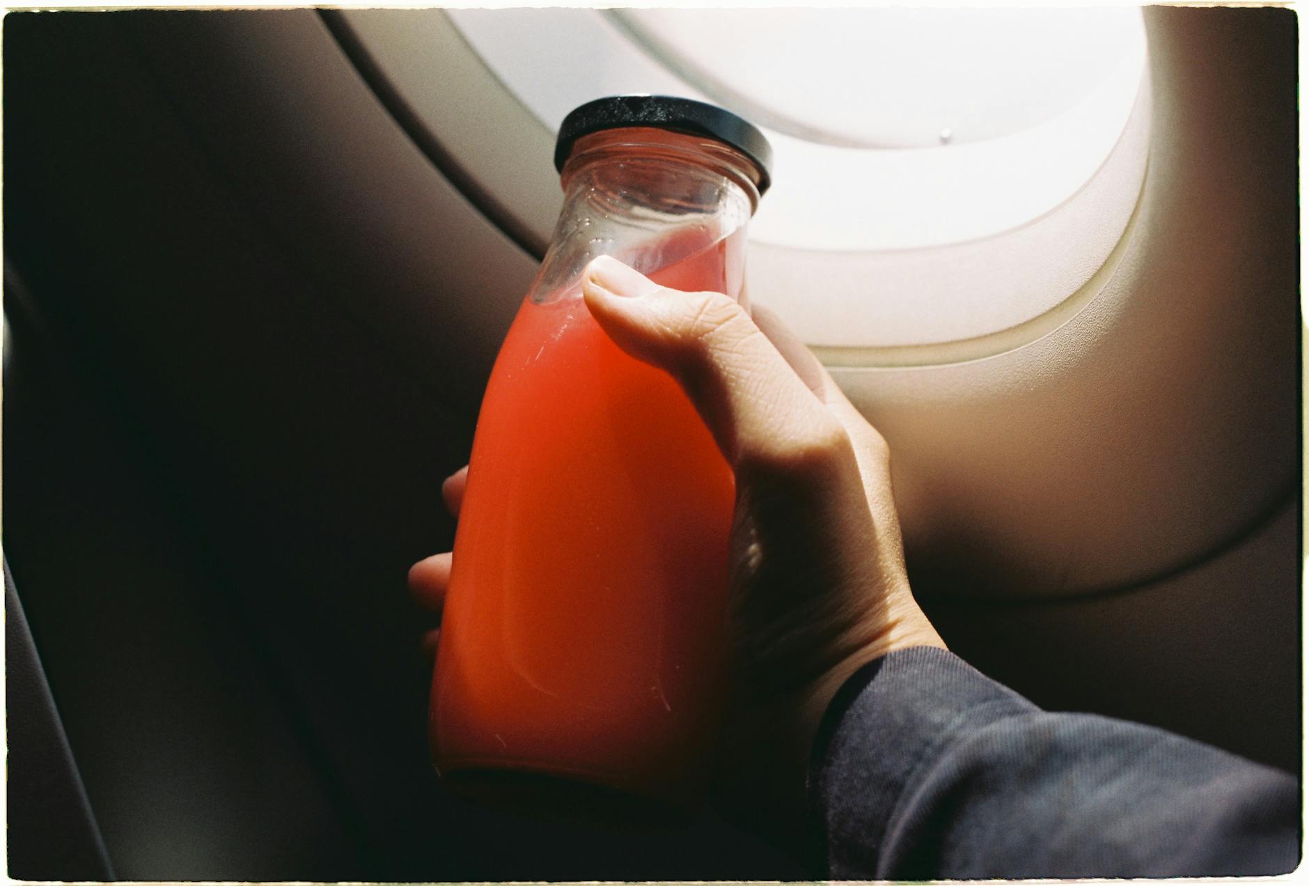 Water Bottle And Airplane
