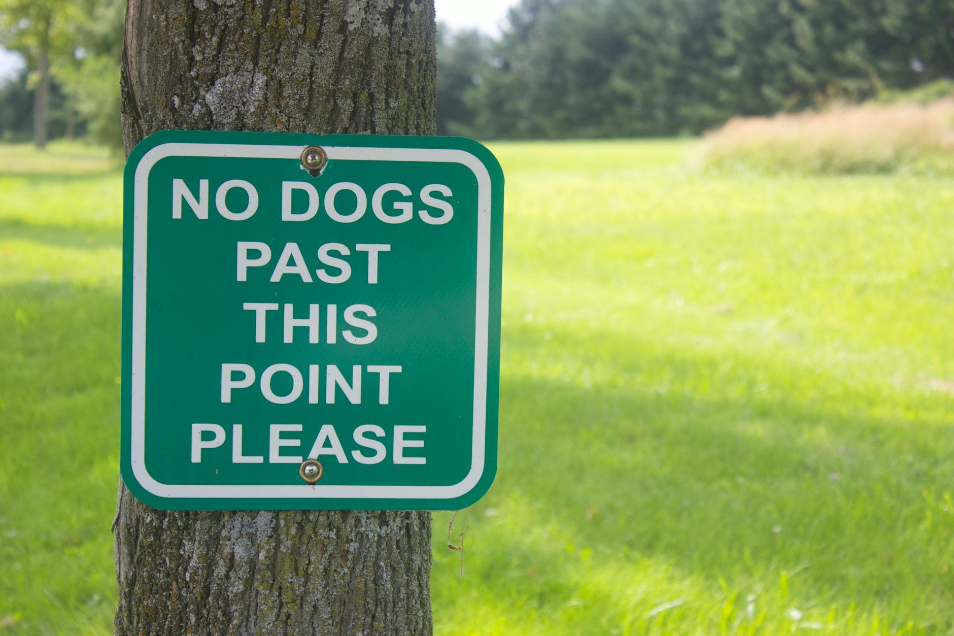 Pet Restrictions National Park