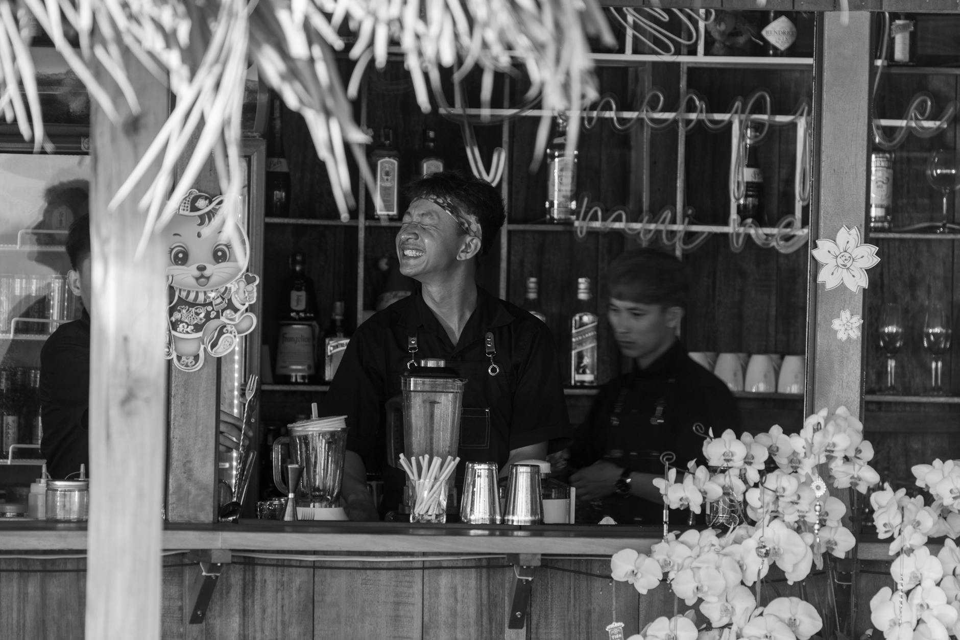 Bartender With Smile