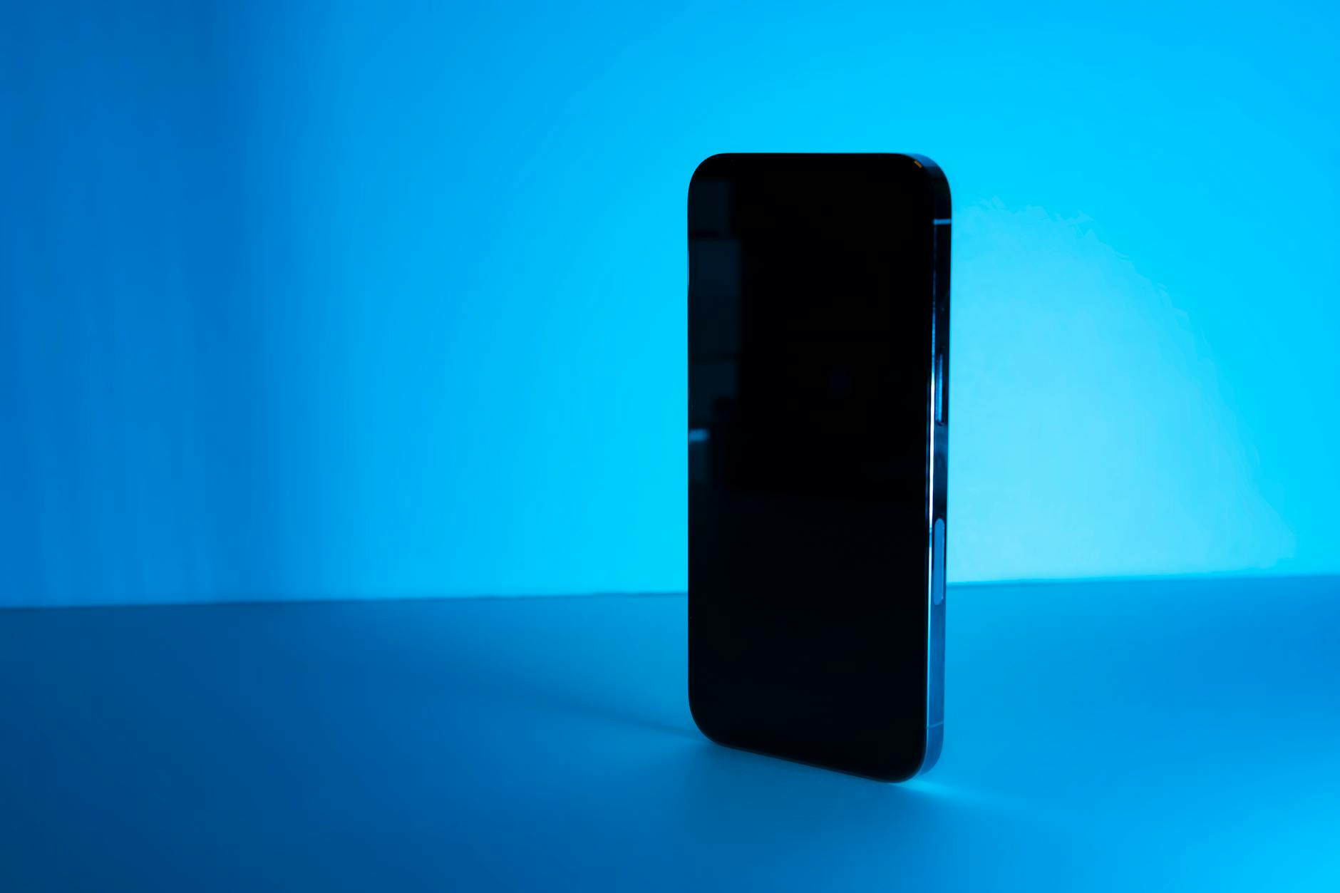 Smartphone With Blue Light