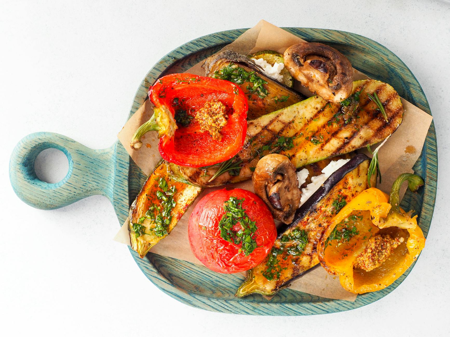 Drying Roasted Vegetables