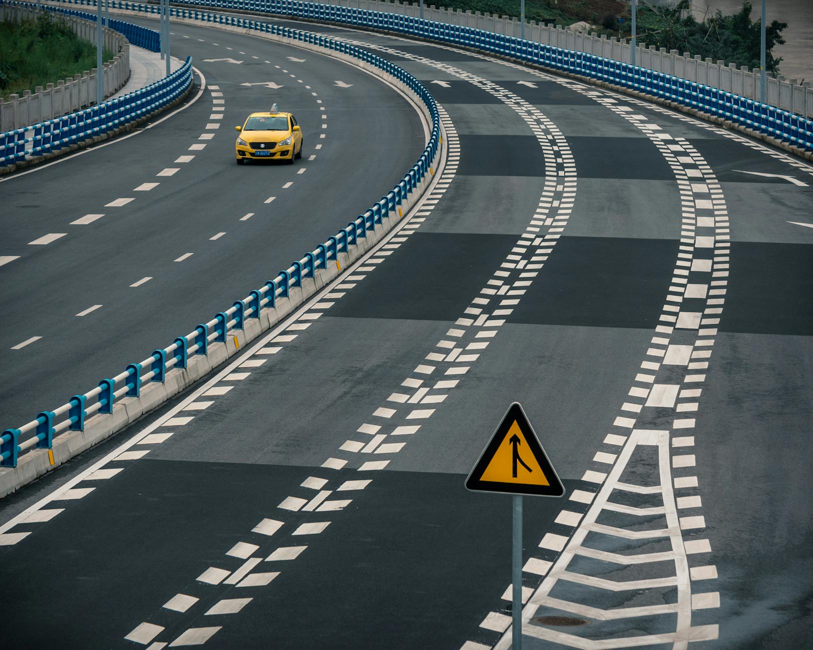 Improper Merging Car