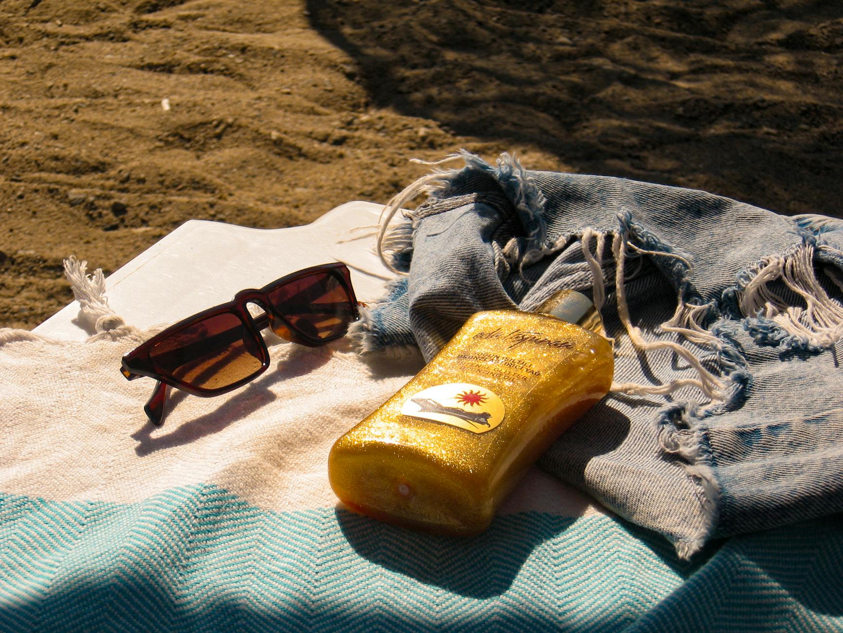 Sunglasses And Sunscreen