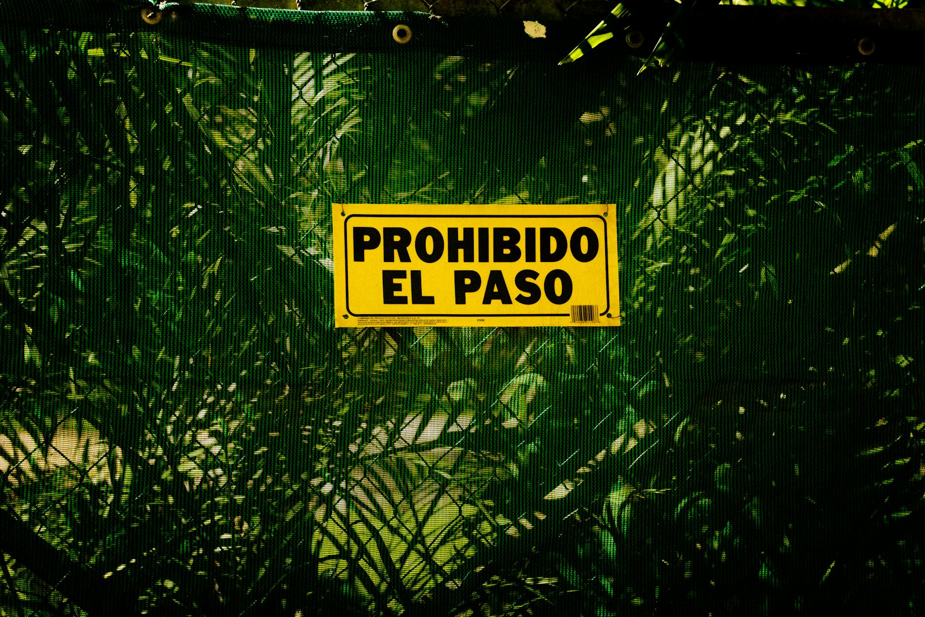 Language Barrier Sign