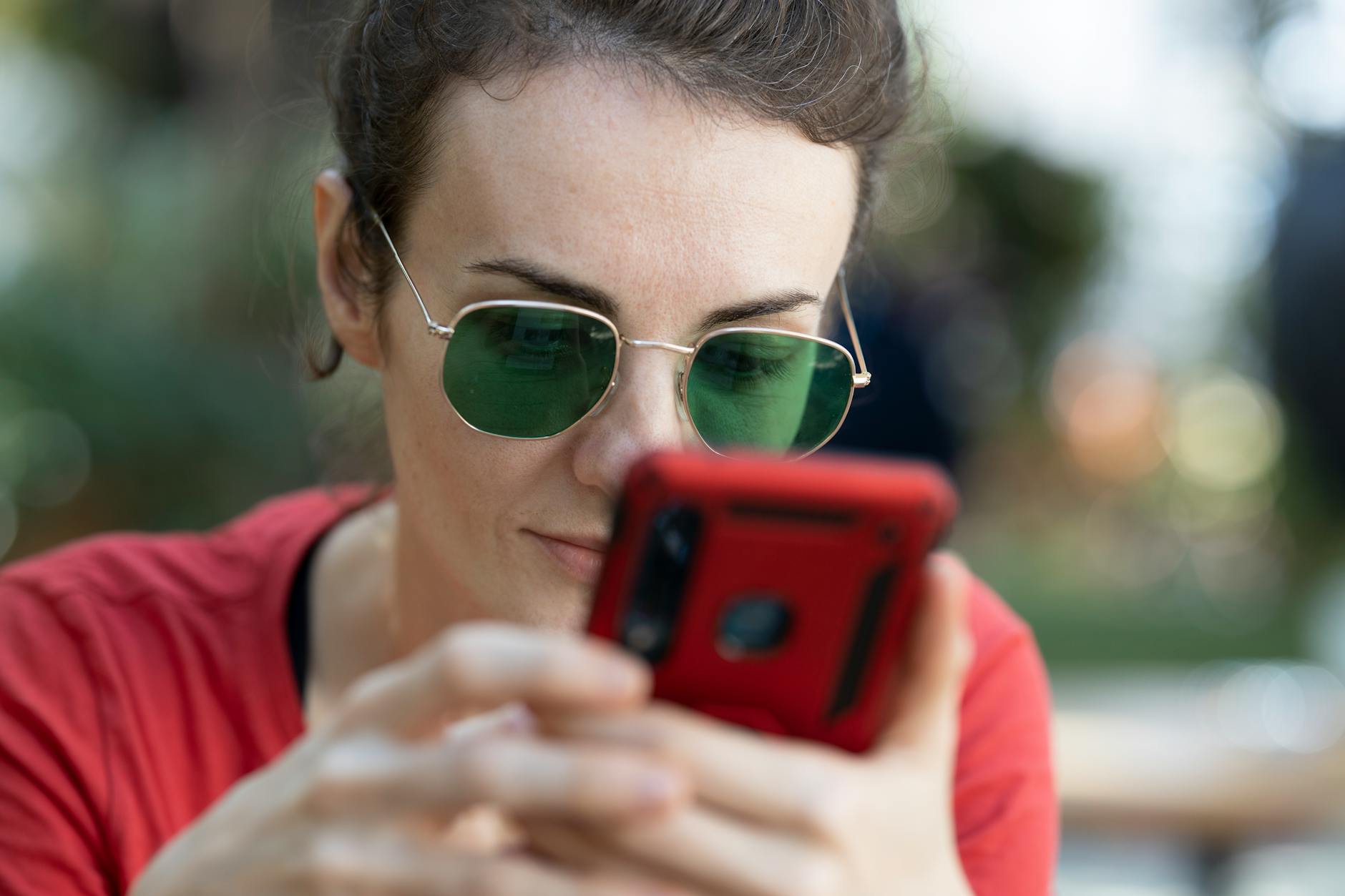 Distracted Person With Phone