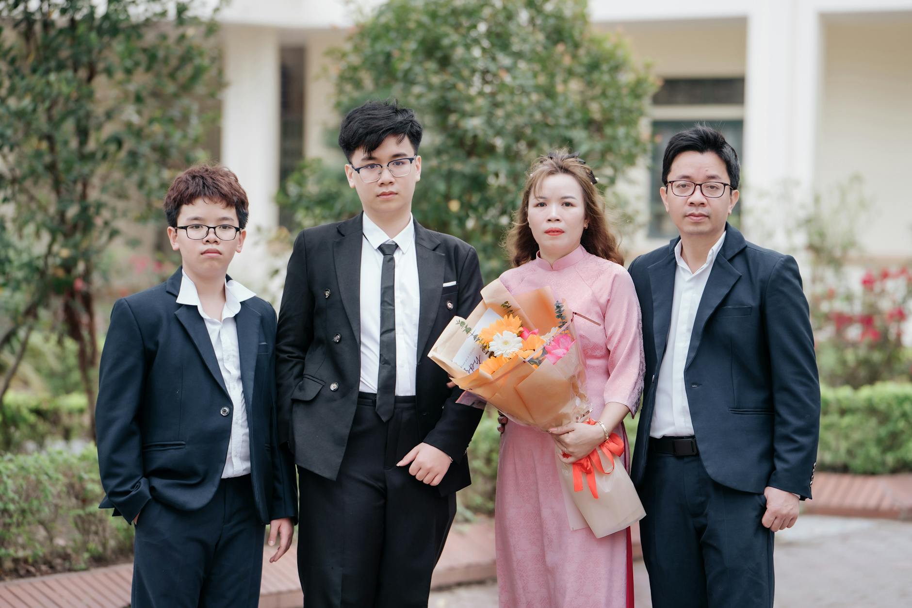 Family Members Gathered