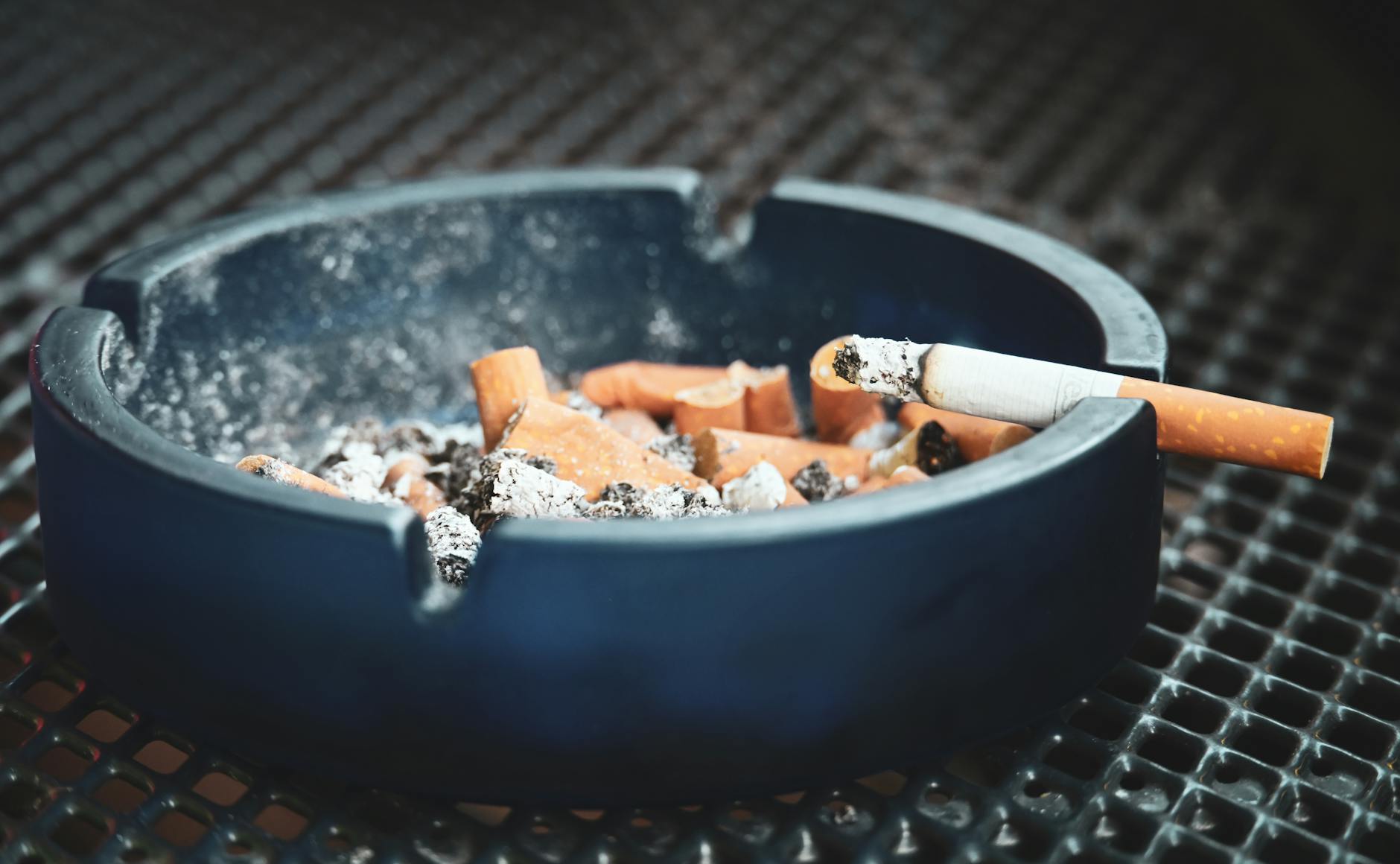 Cigarette And Ashtray