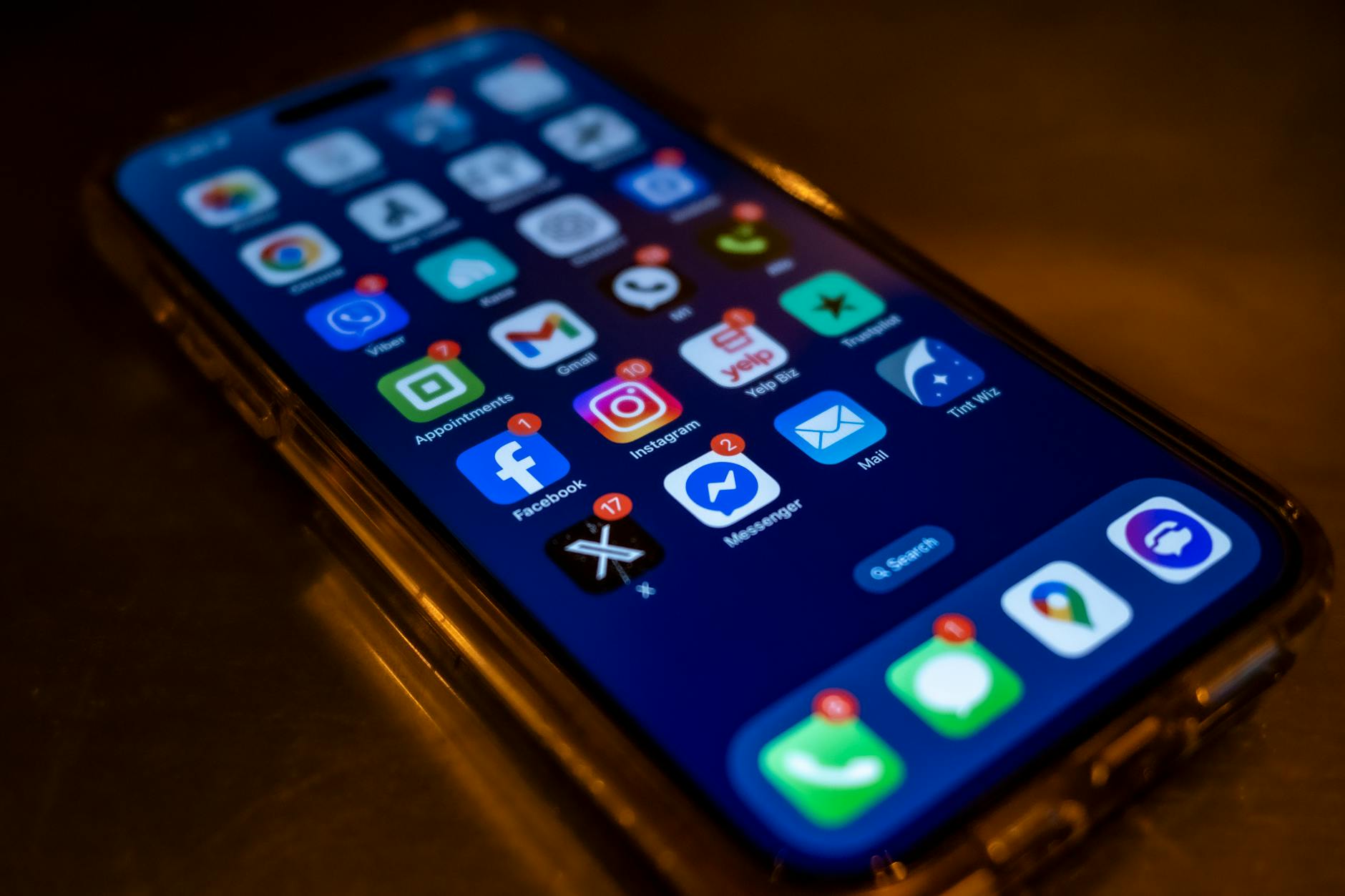 Smartphone With Notifications