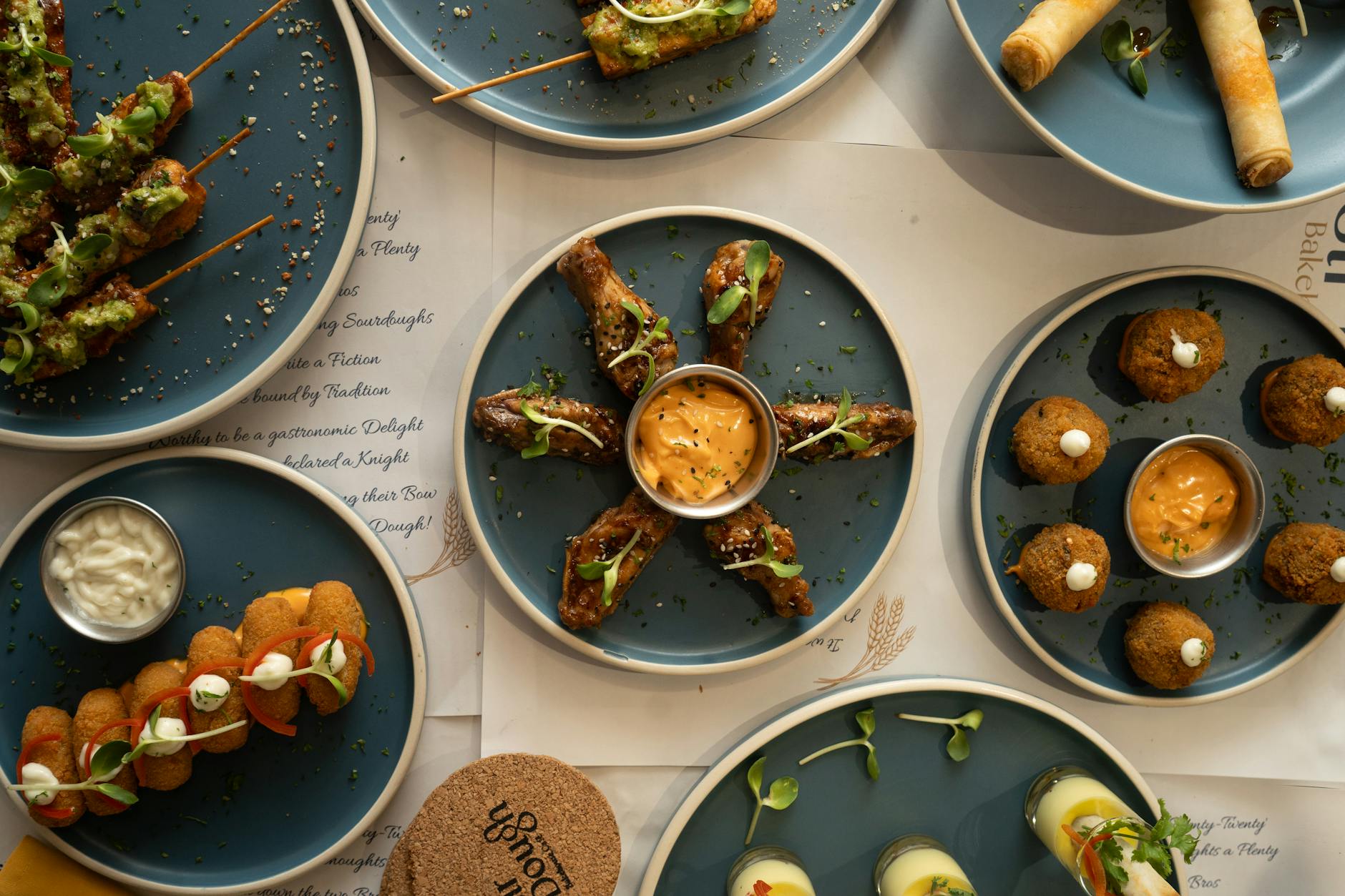 Plate With Food Arrangement