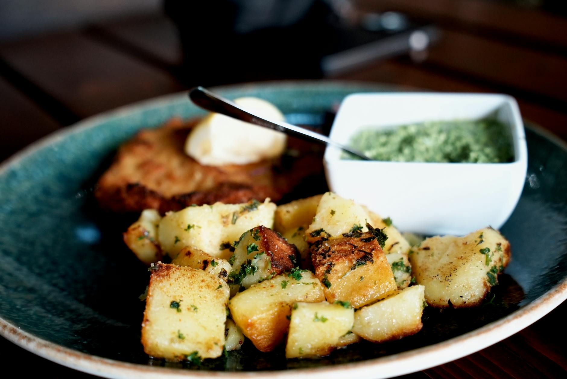 Green Potatoes Food