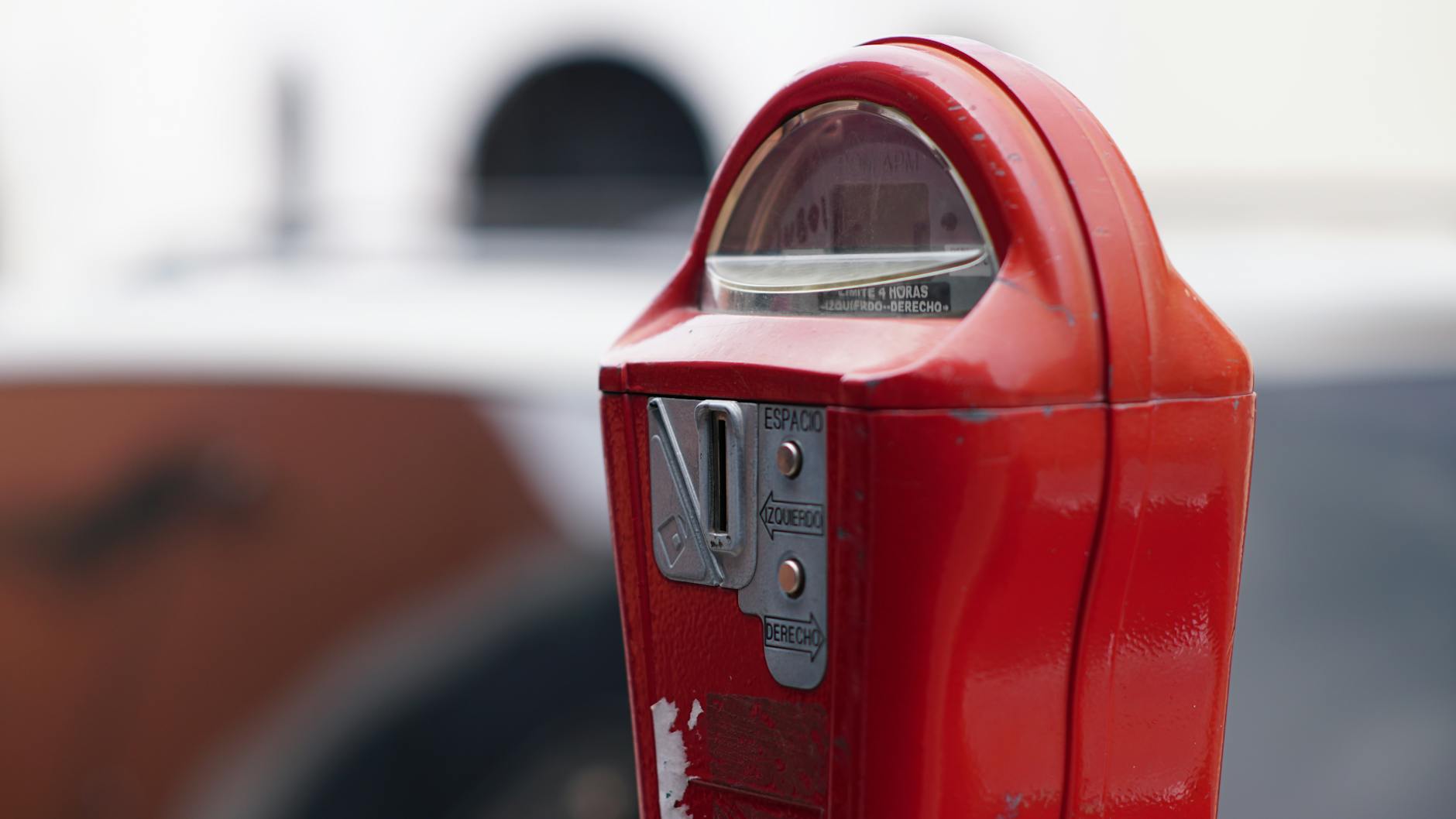 Parking Meter With Clock