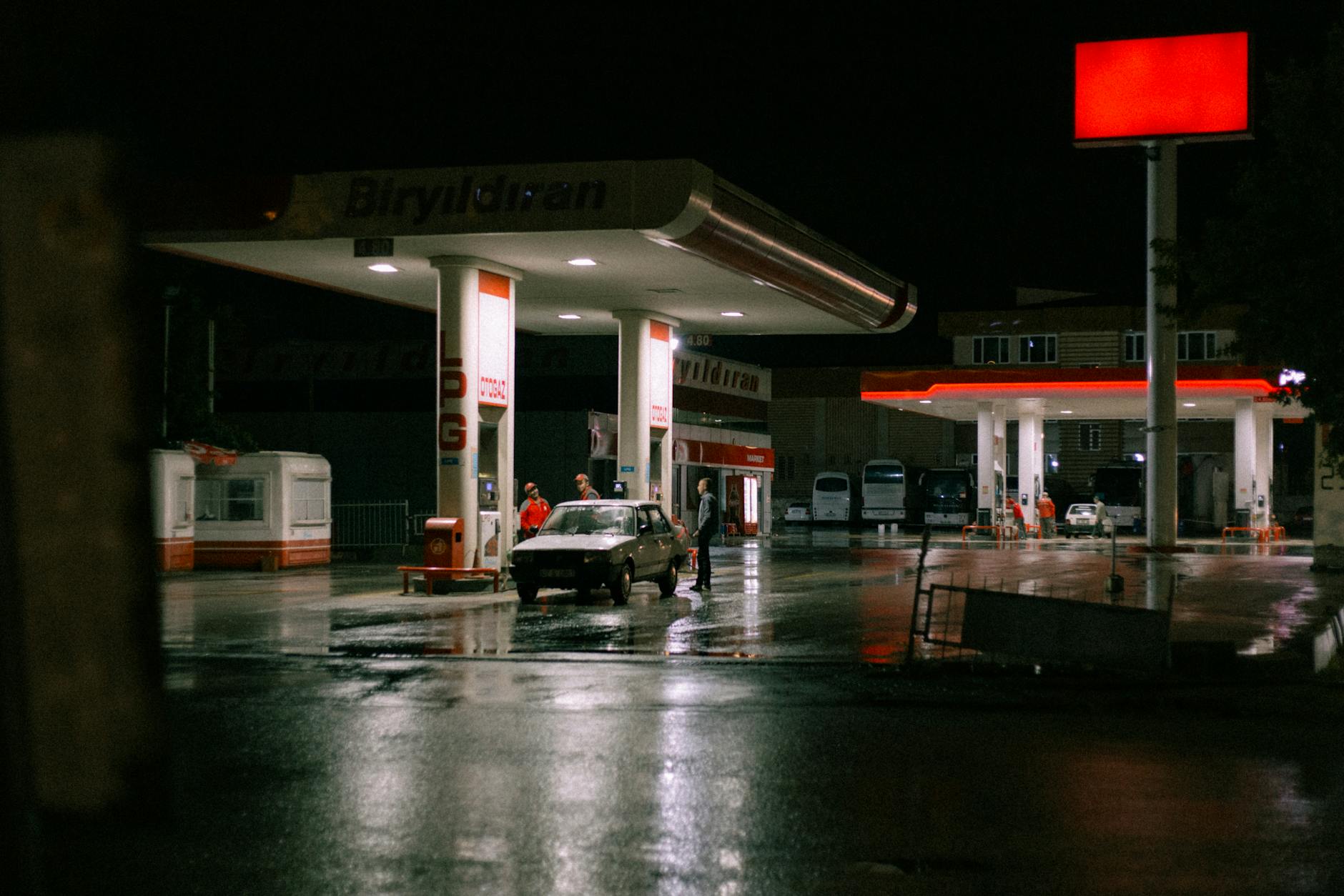 Pump Selection Gas Station