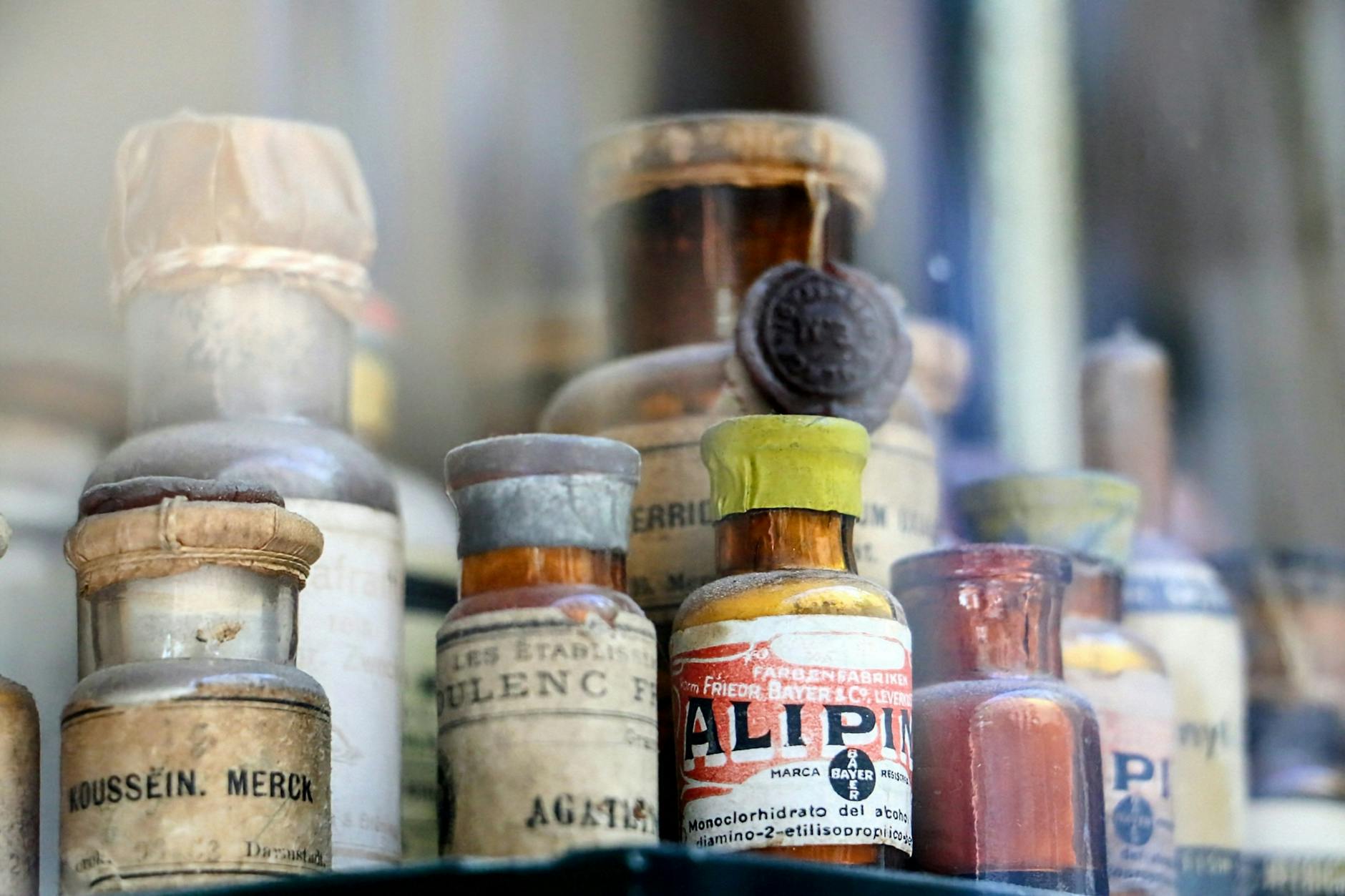 Vintage Mercury Medicine Bottles