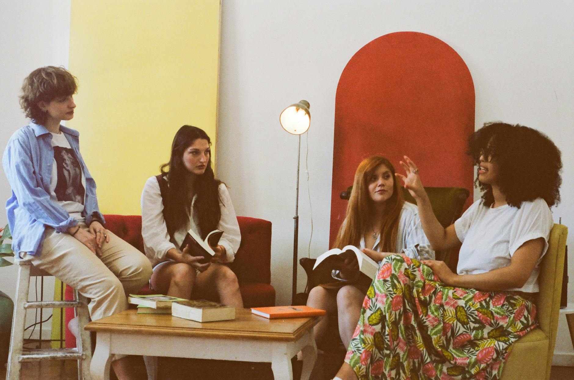 Bridesmaids Discussing Loyalty