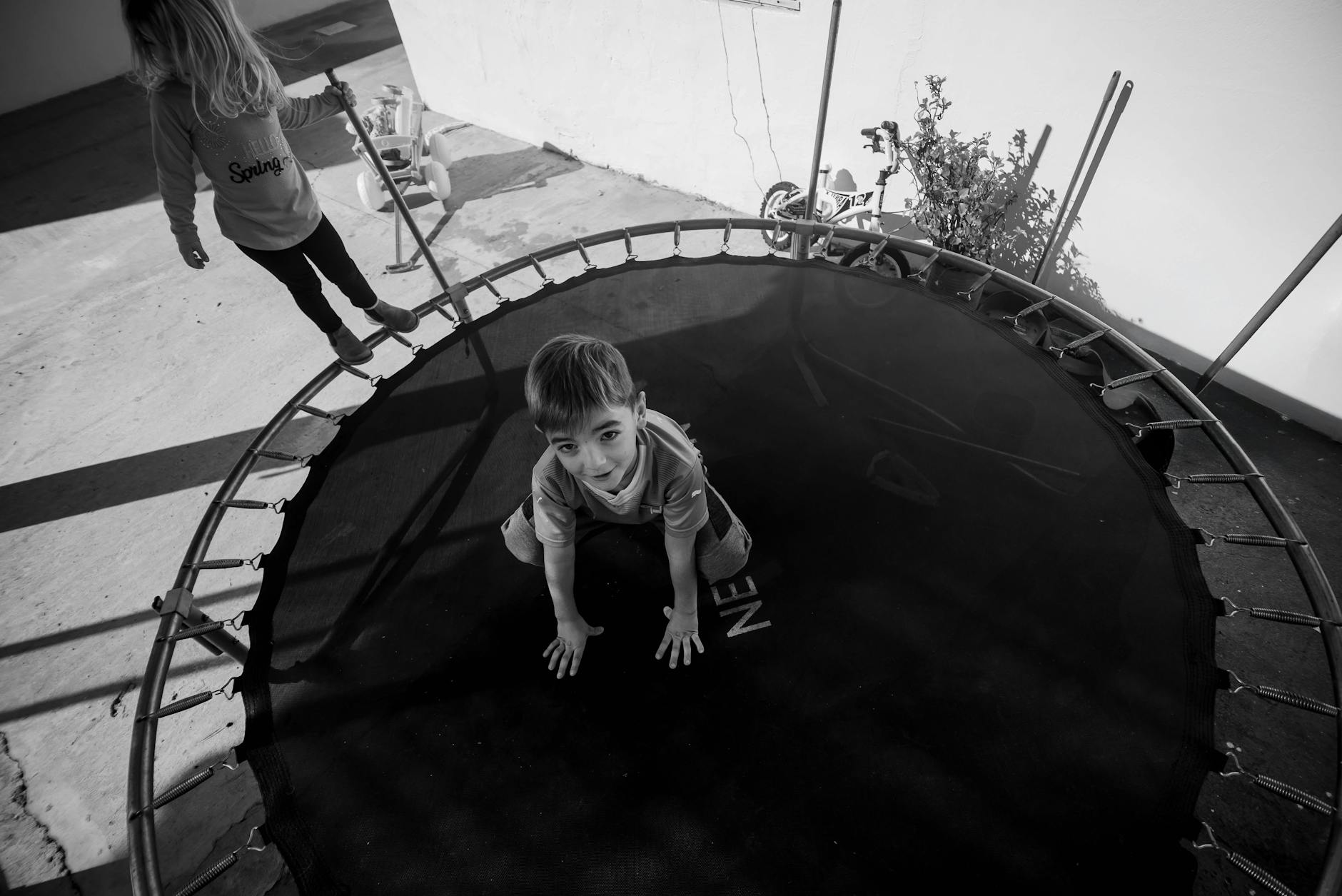 Unsecured Trampolines