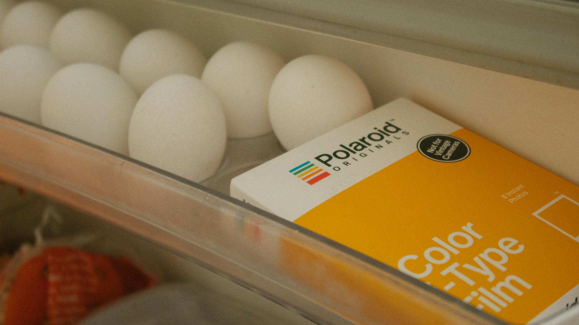 Eggs In Refrigerator