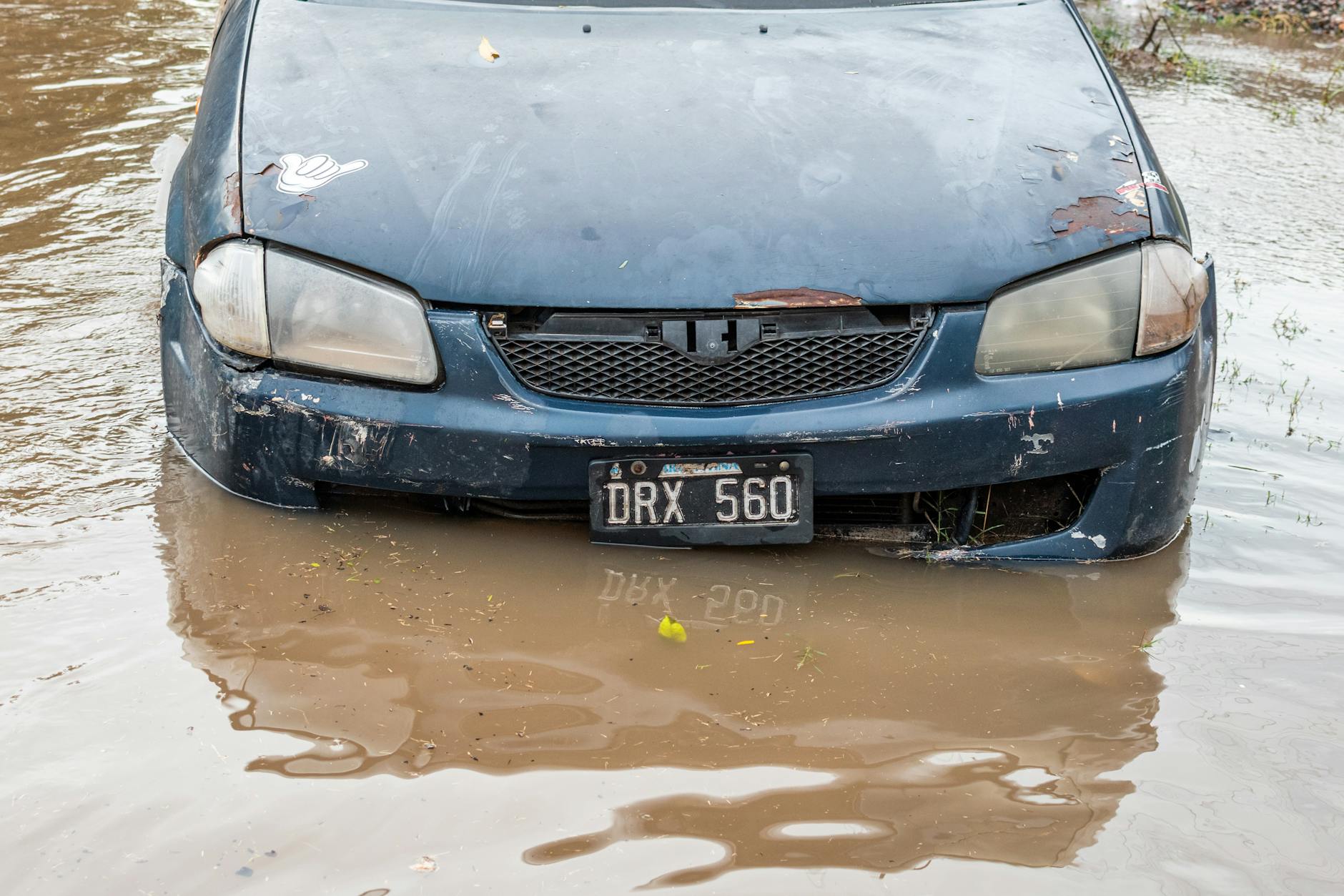 Flood Damage Car