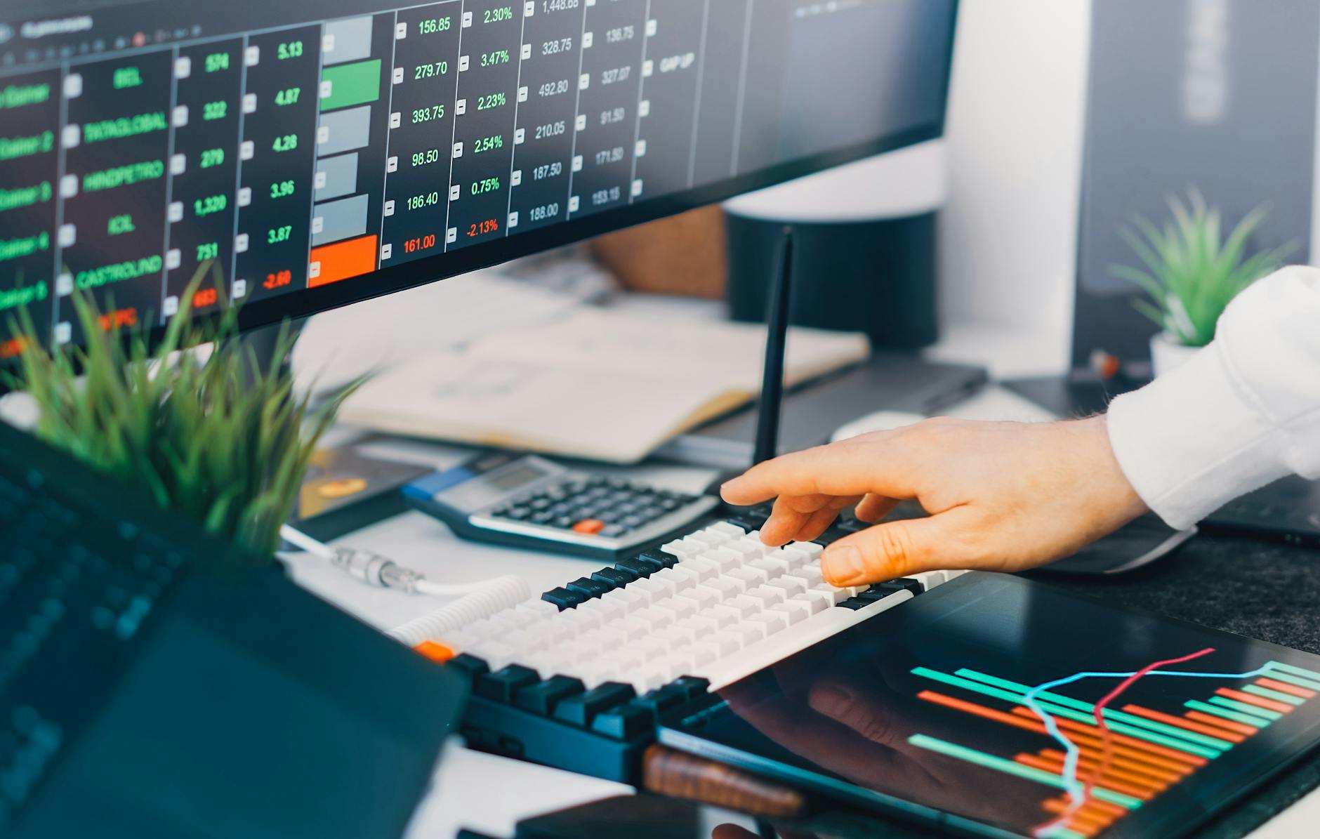 Analytics Dashboard Display