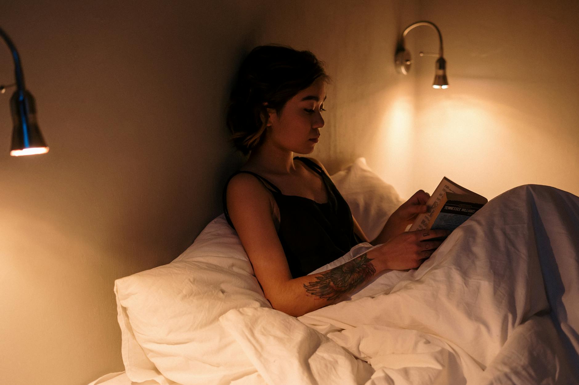 reading in bed