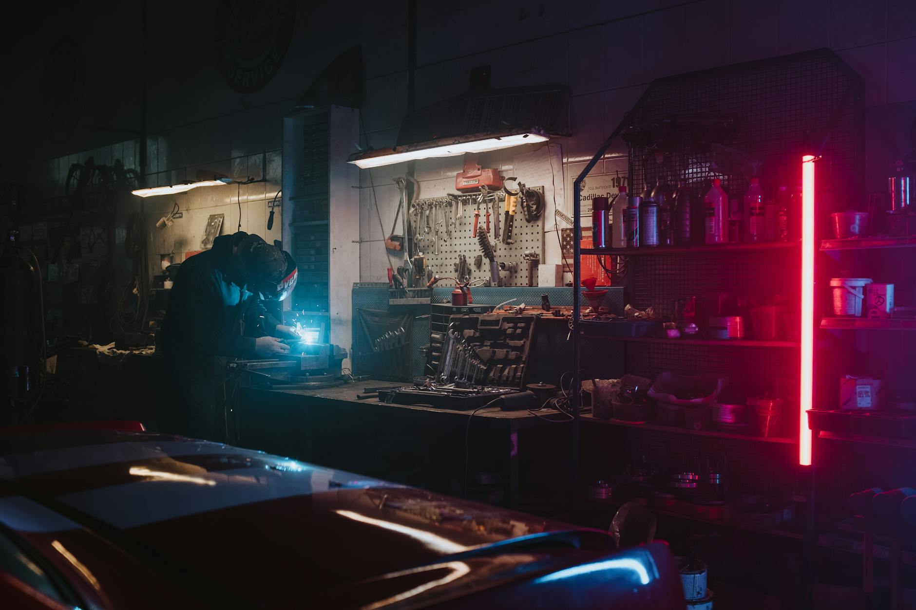 Lighting Garage