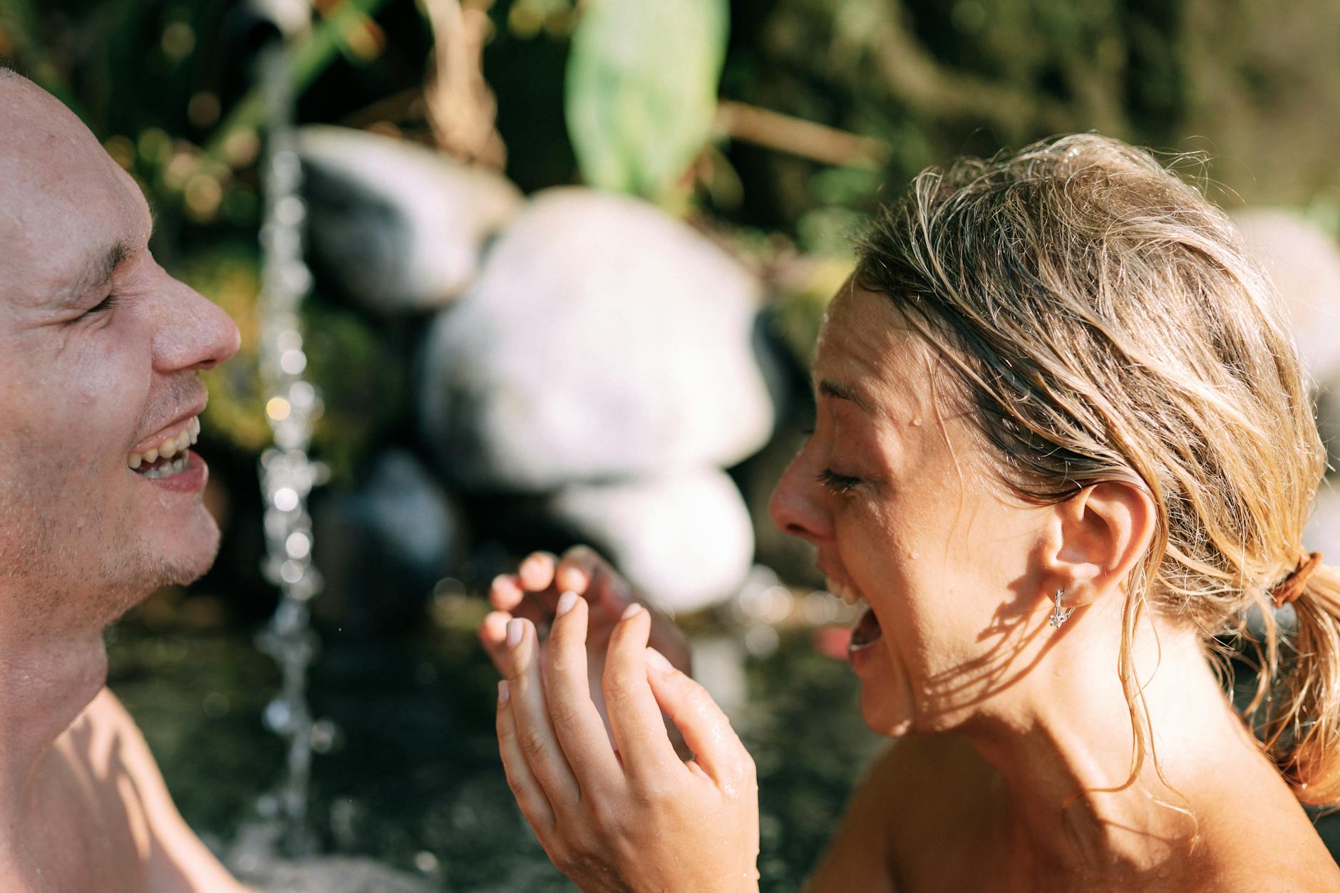 Couple Laughing Together