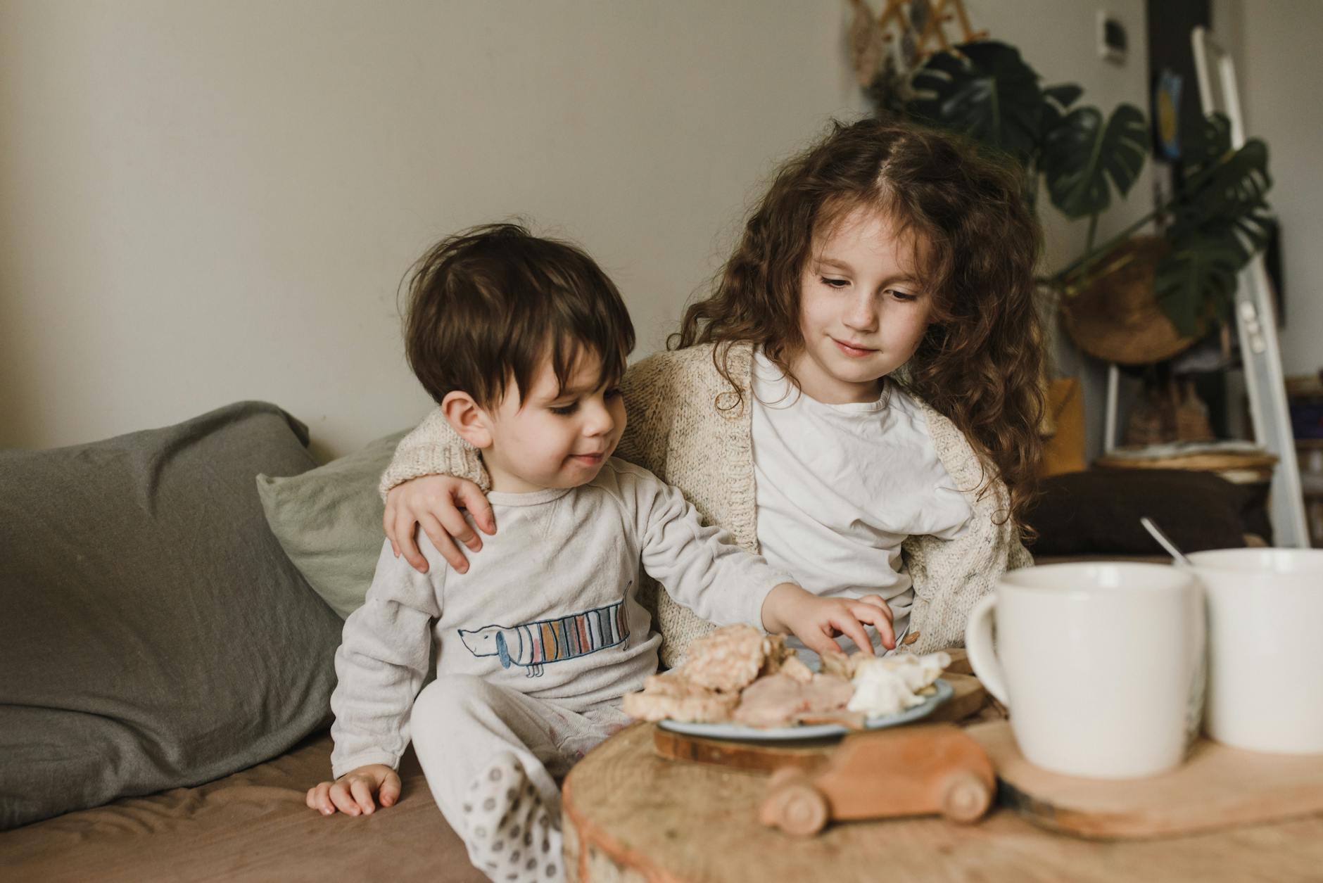 Babysitter Eating Snacks