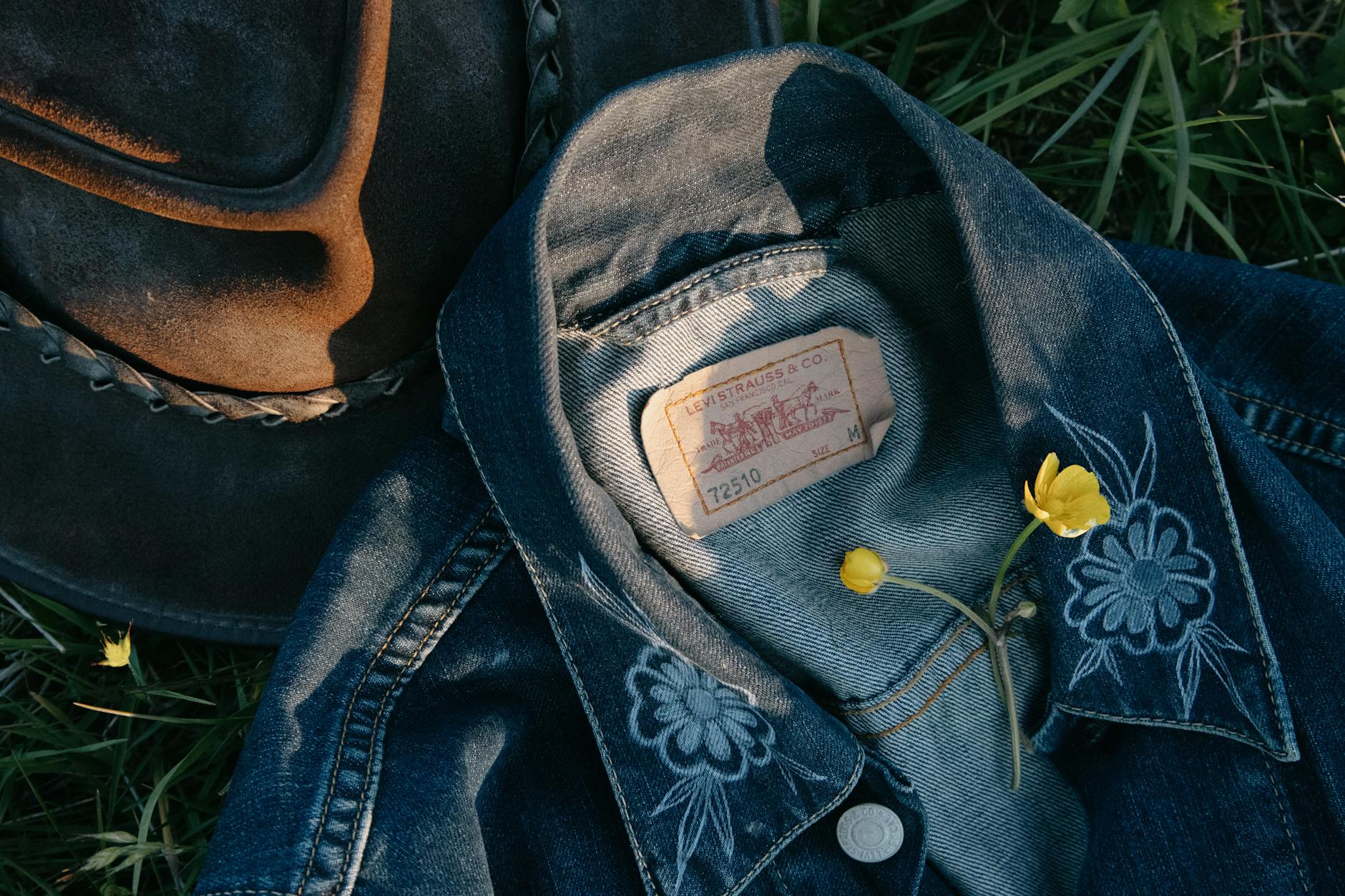 Embroidered Denim