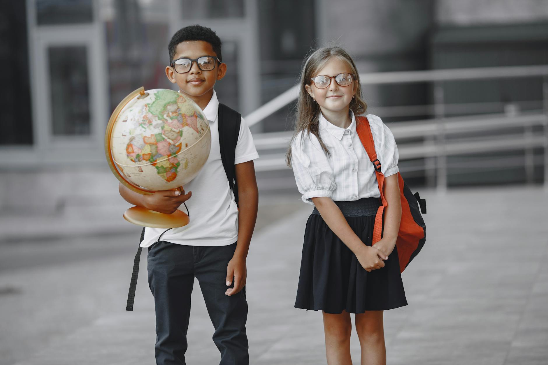 Backpack And Globe
