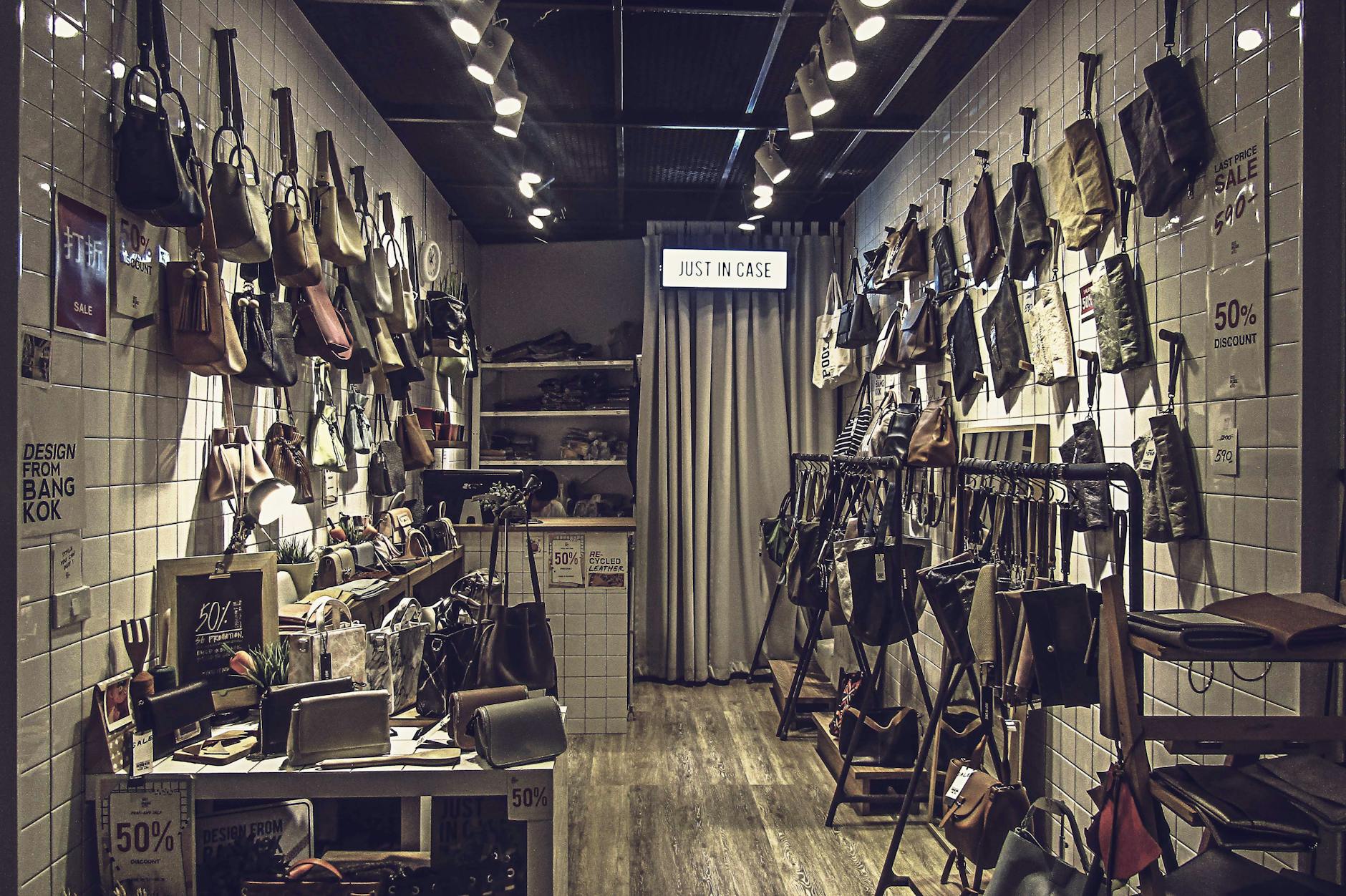 Leather Goods Display