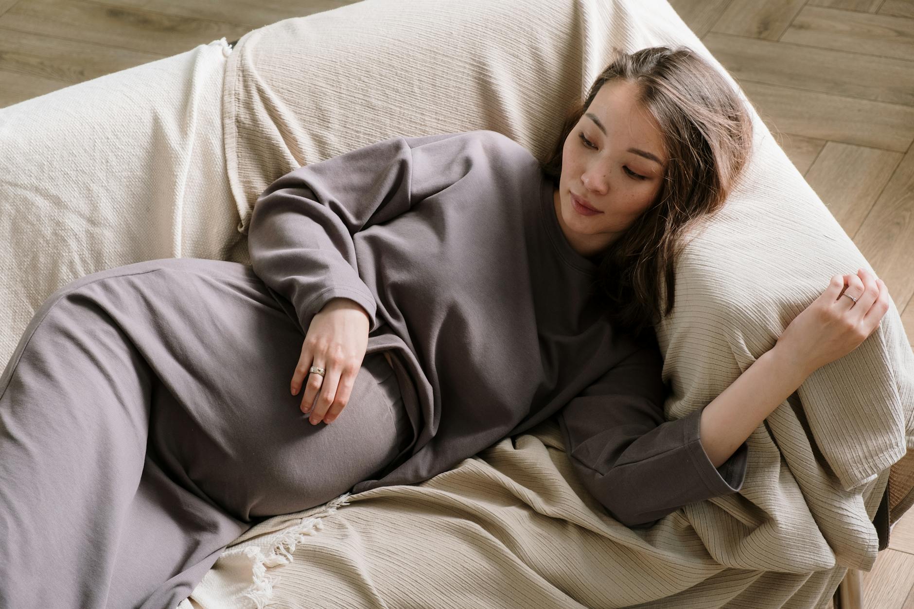 Pregnant Woman Resting