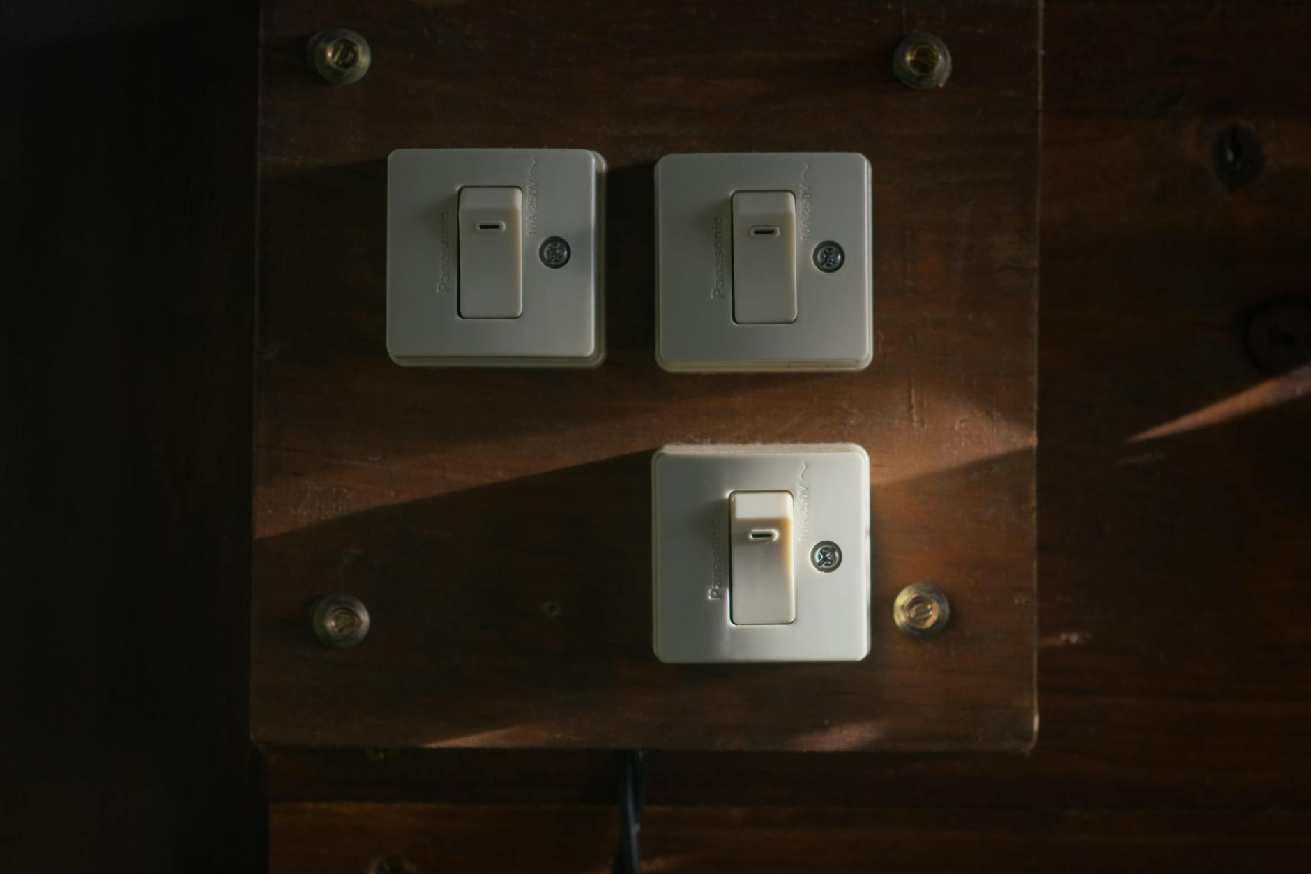 Light Switches Hotel Room