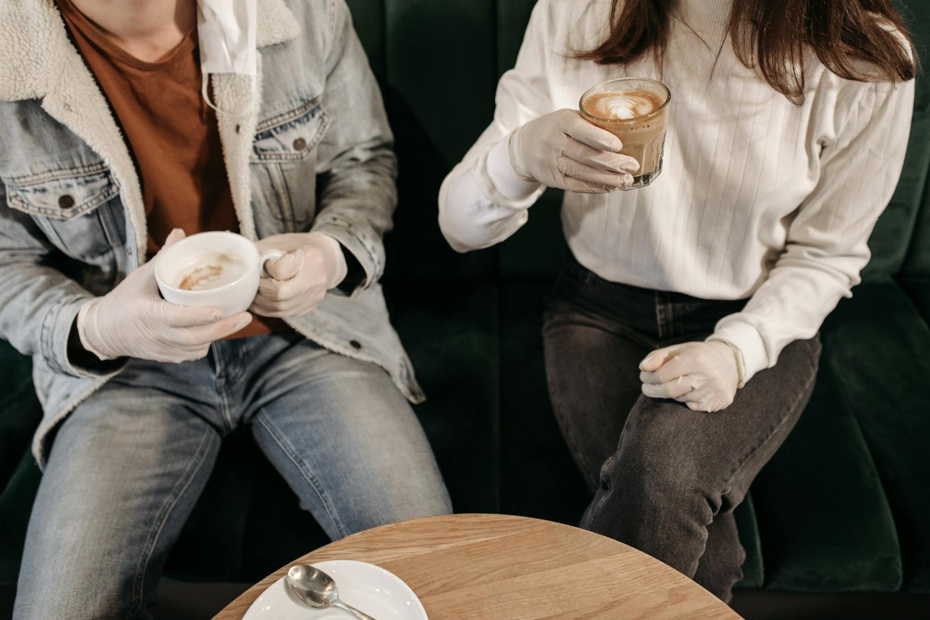 people drinking coffee
