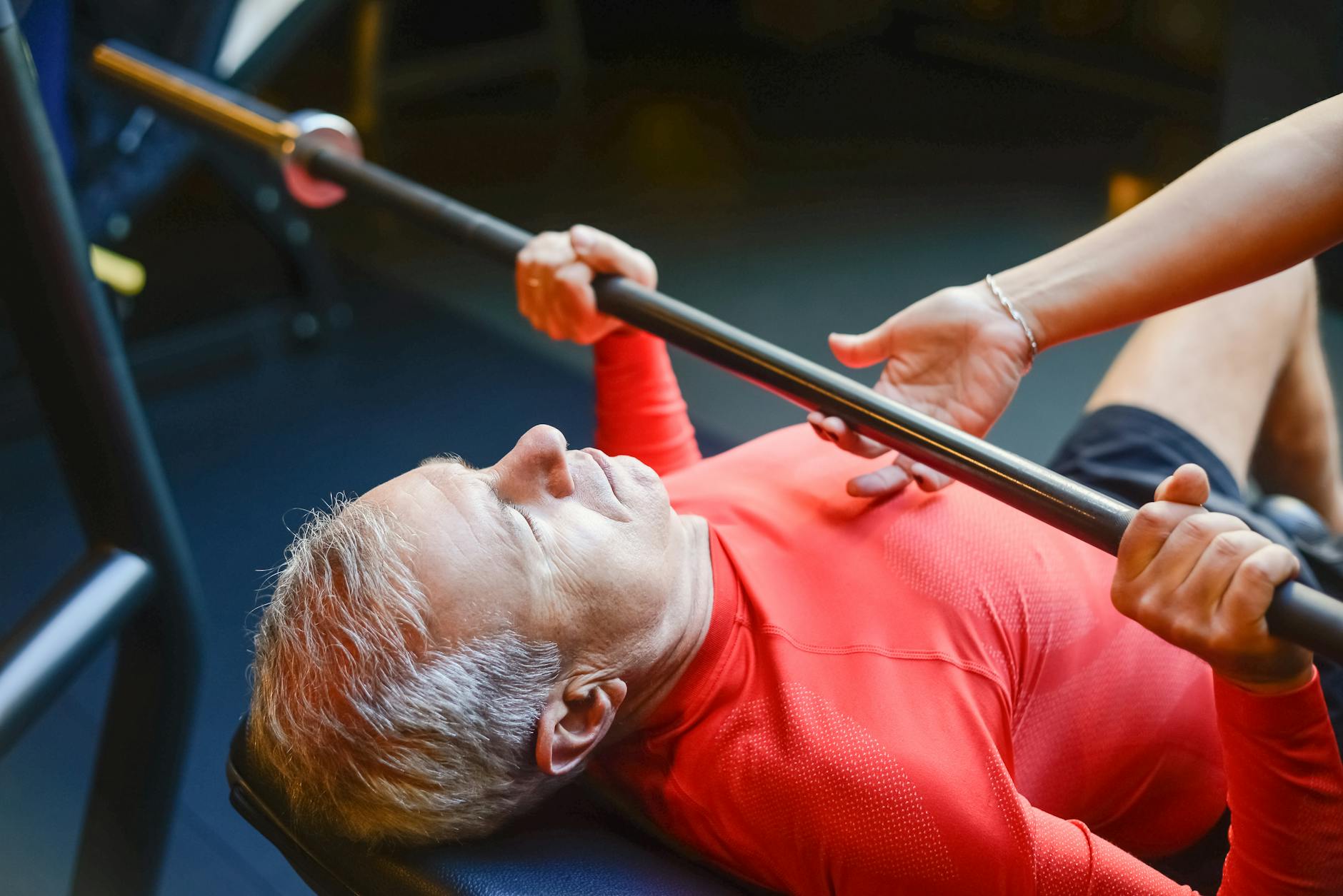 Aging Weightlifting Session