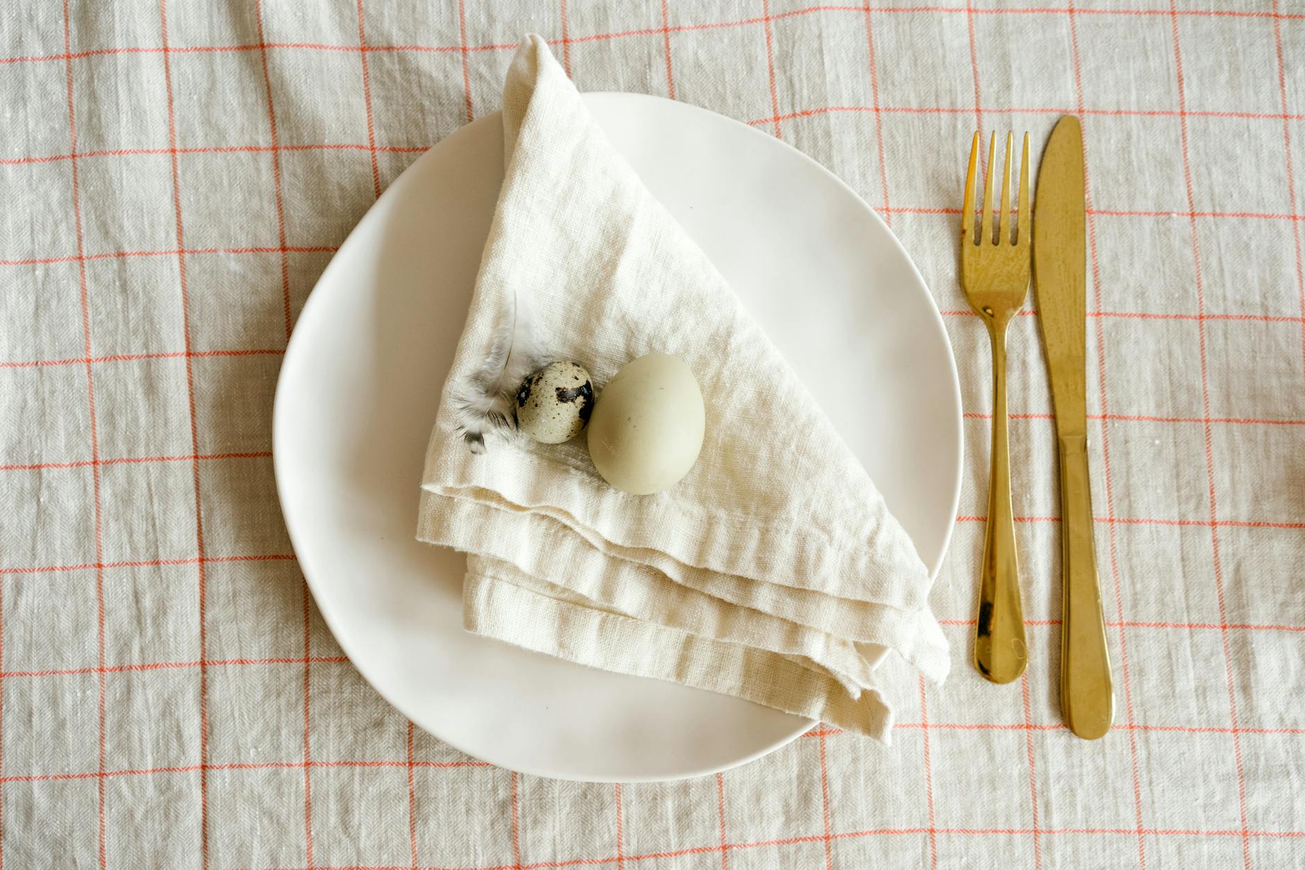 Linen Napkins On Table