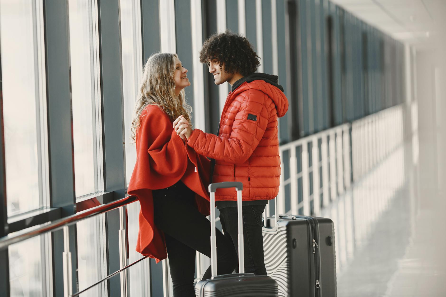 Couple With Luggage