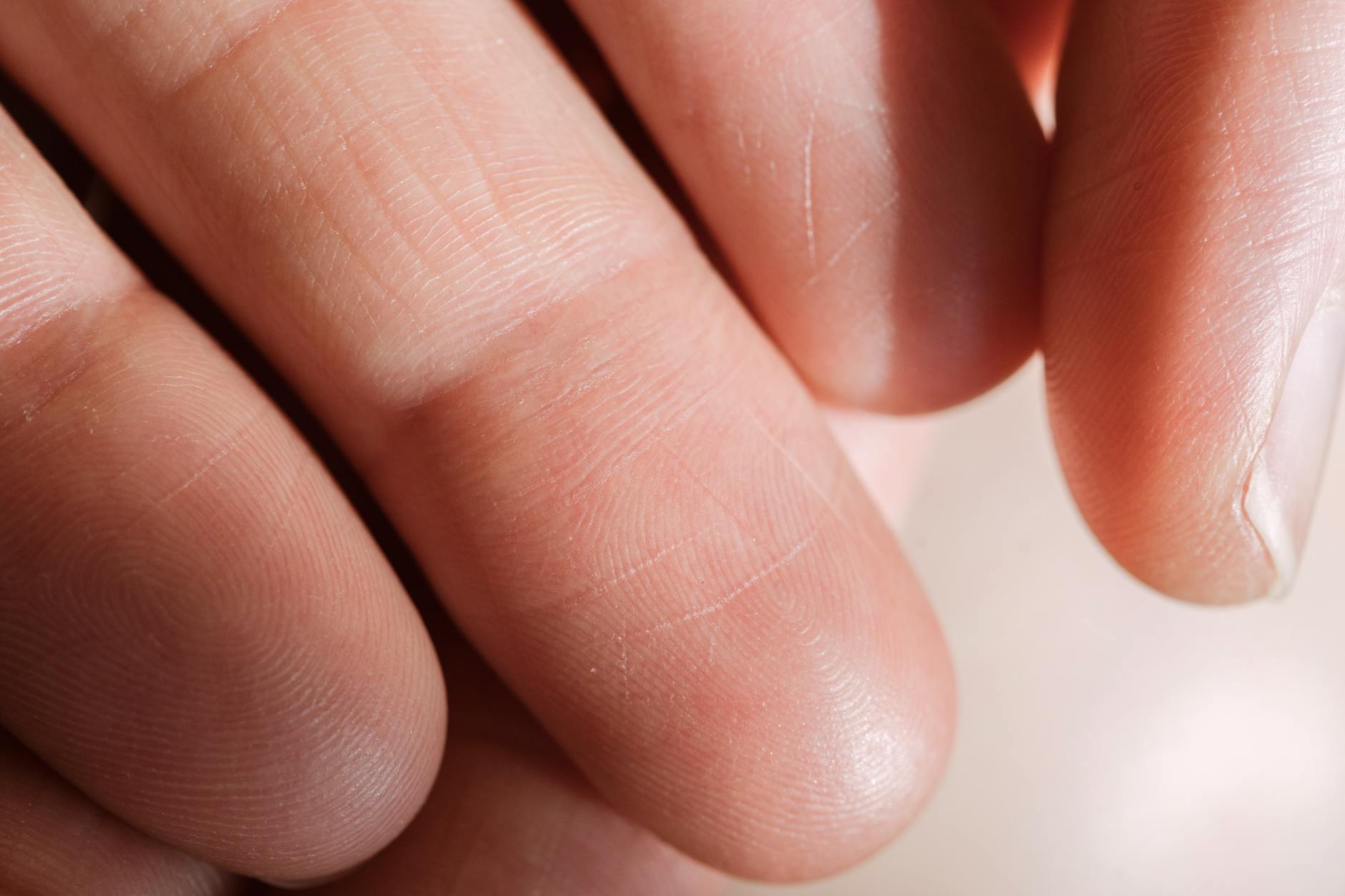 Fingertip Wrinkling Human Body