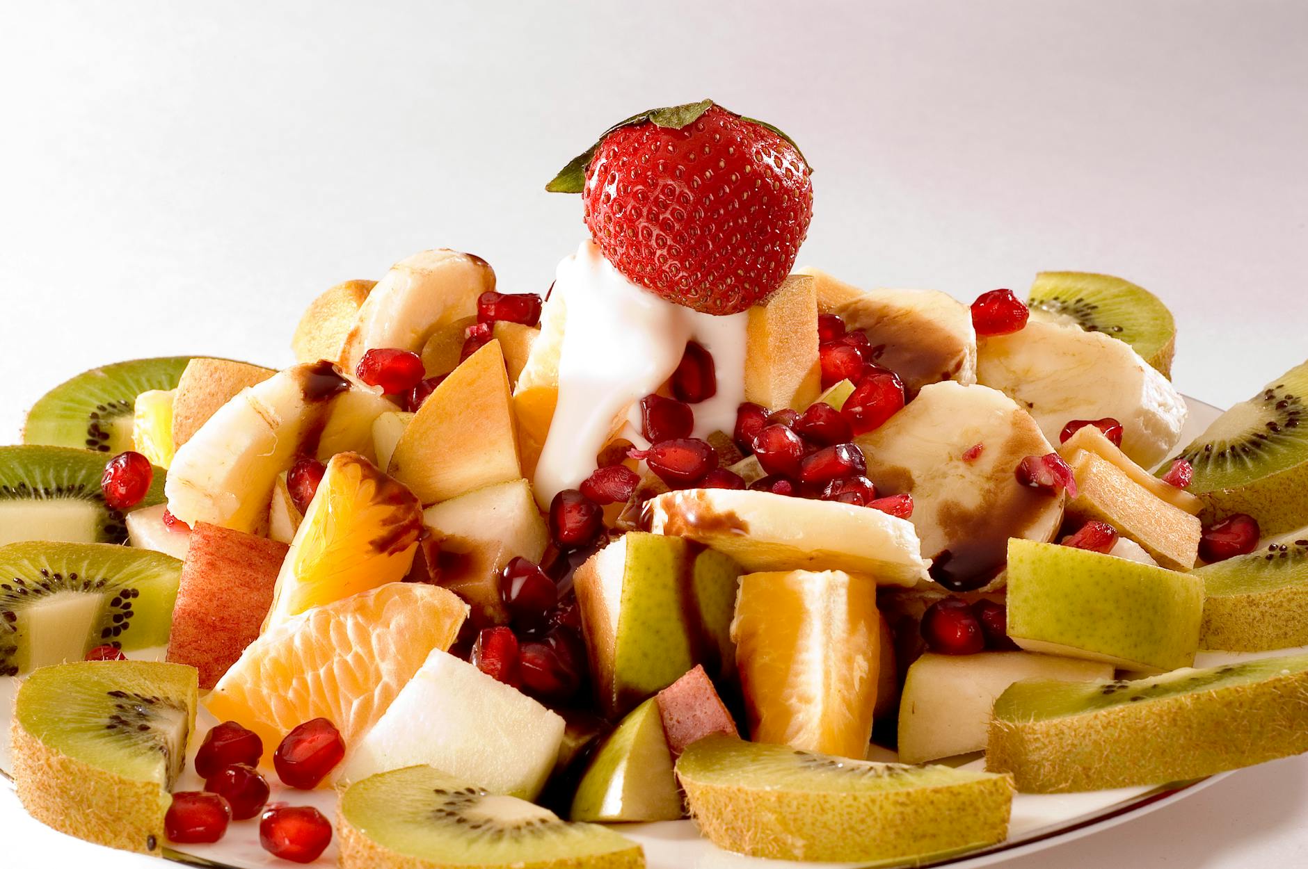 Fruit Salad In Warm Rooms
