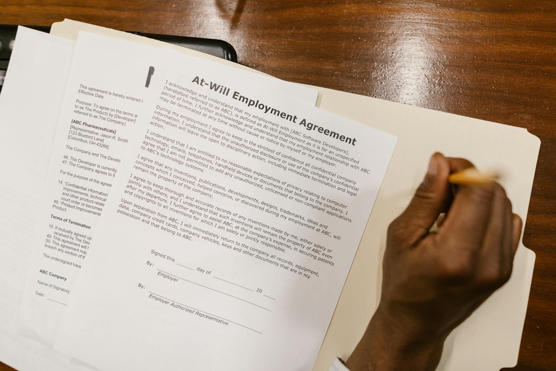 Unwritten Employment Agreement