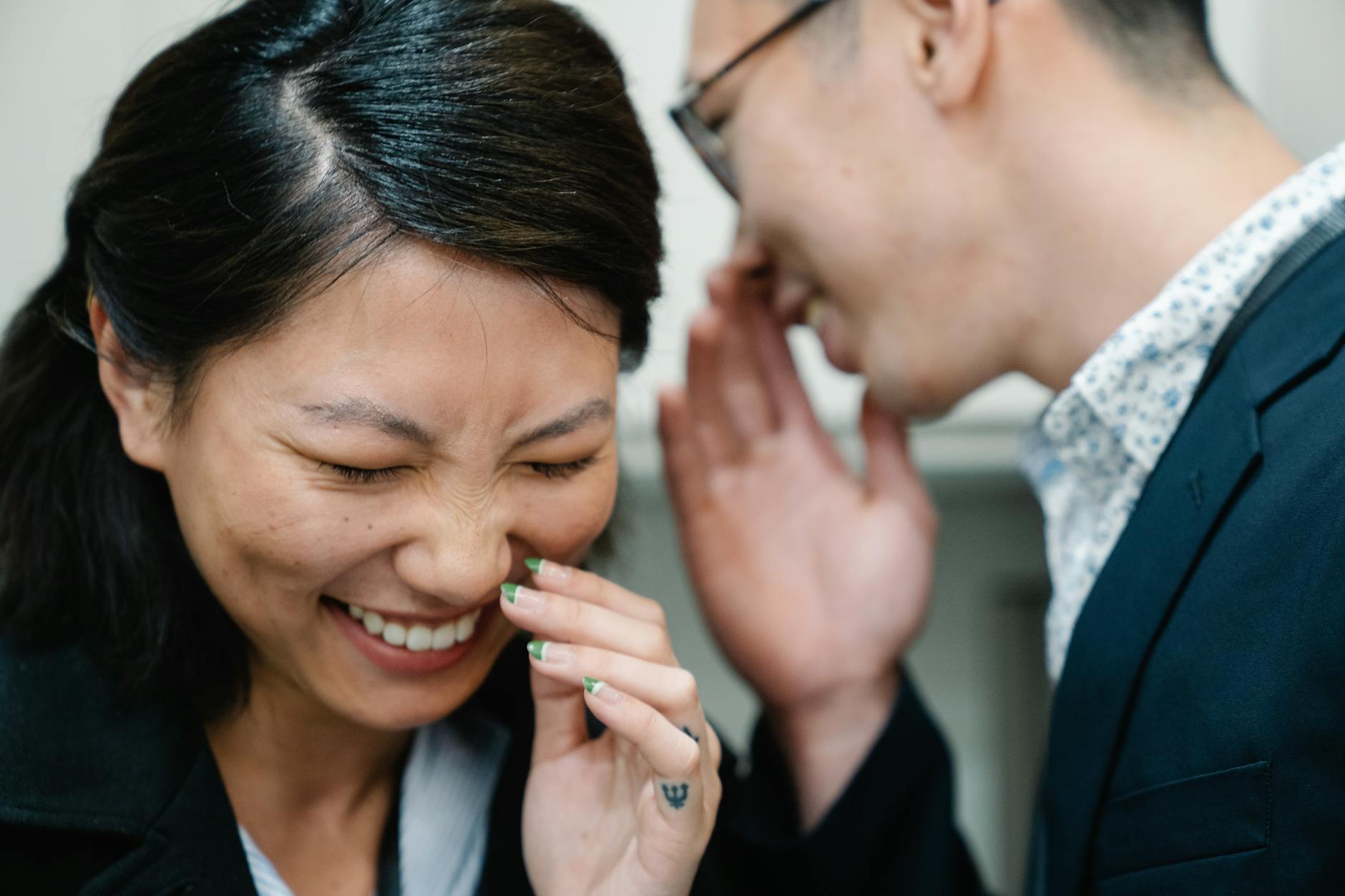 Whispering Coworkers Gossip