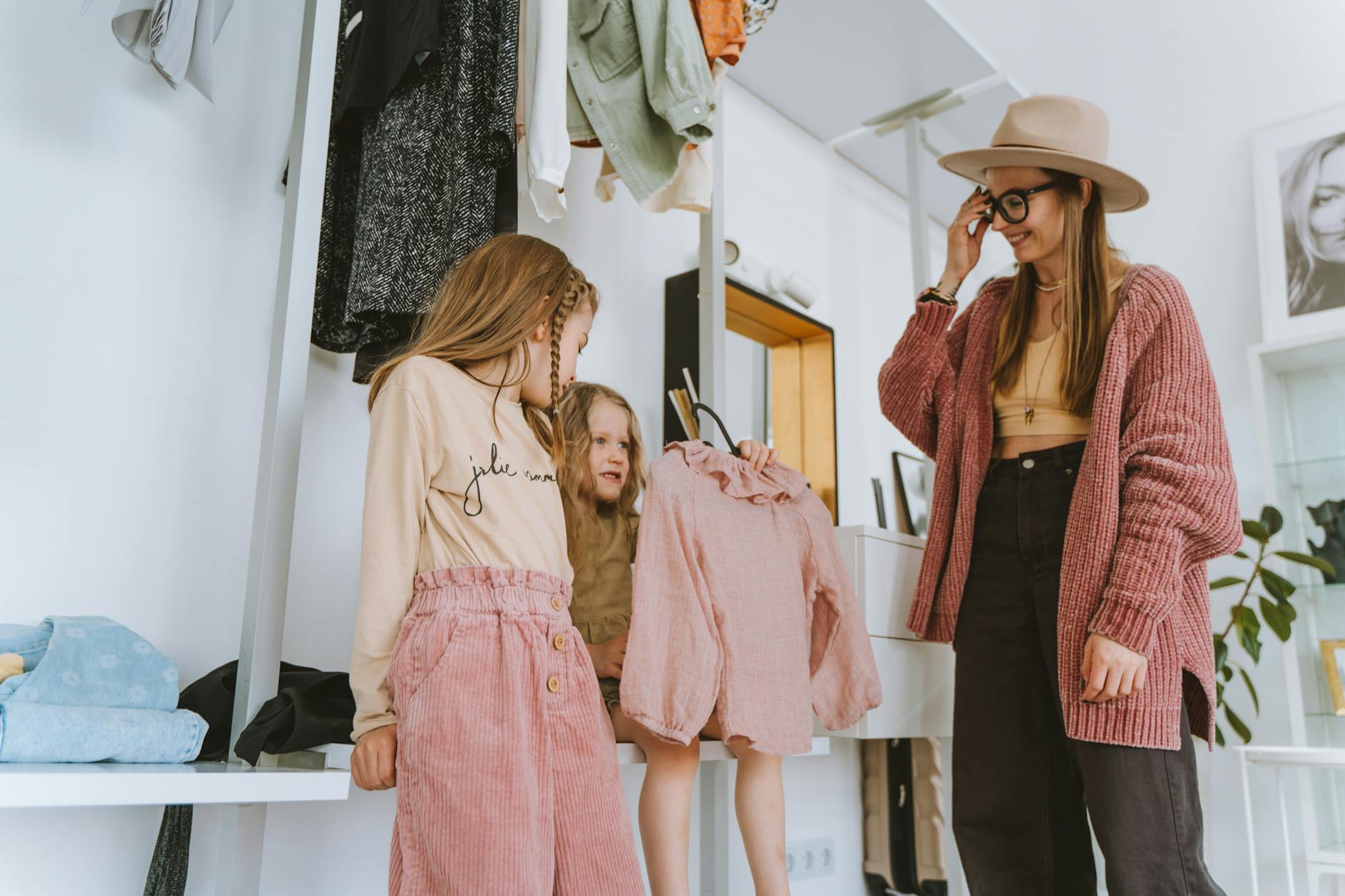 Choosing Clothes Children
