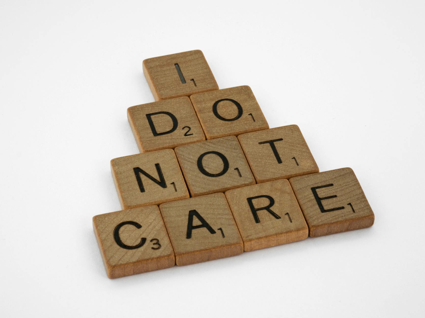 I Do Not Care Spouse Conflict