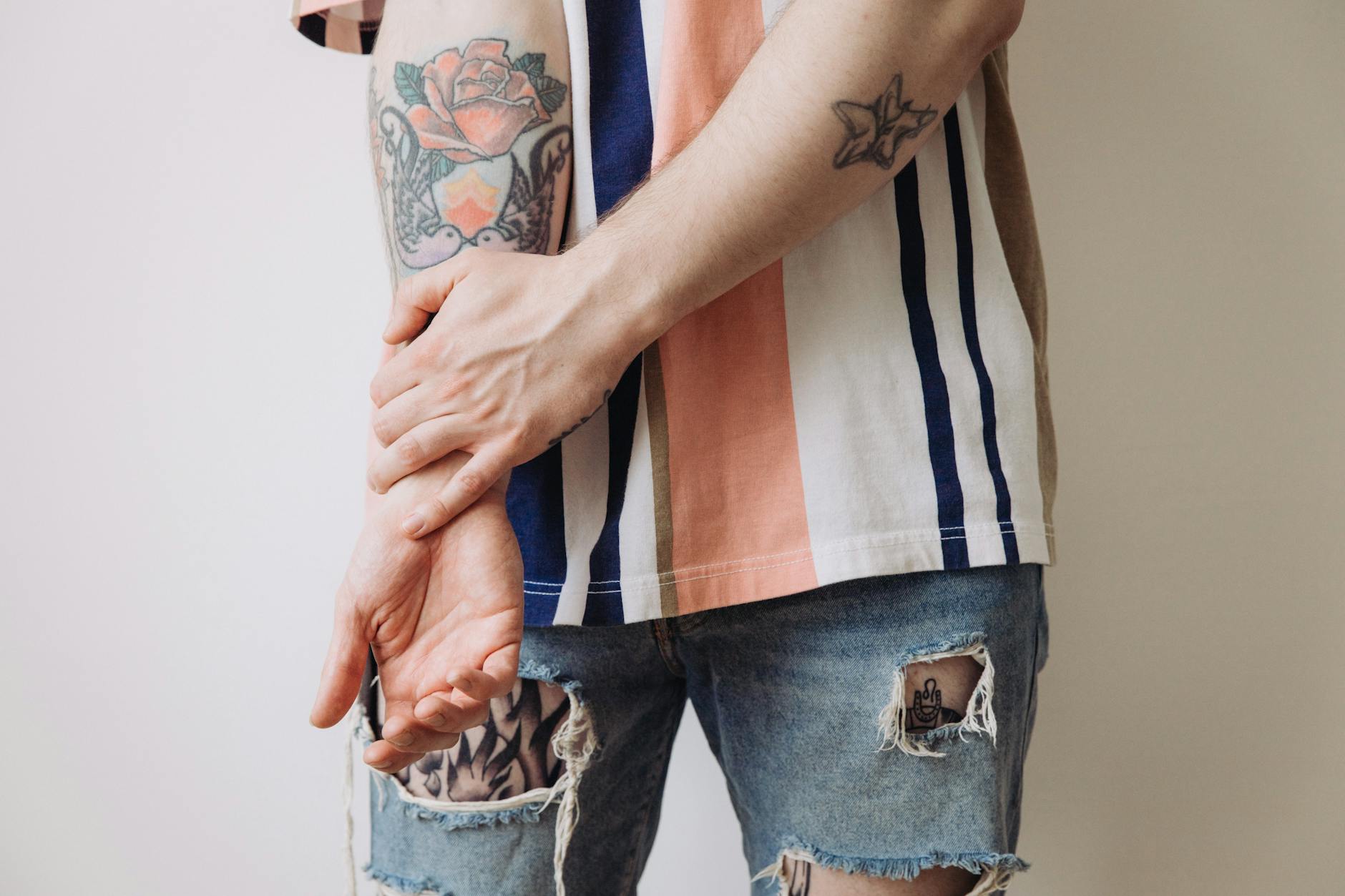 Overly Distressed Clothing Fashion