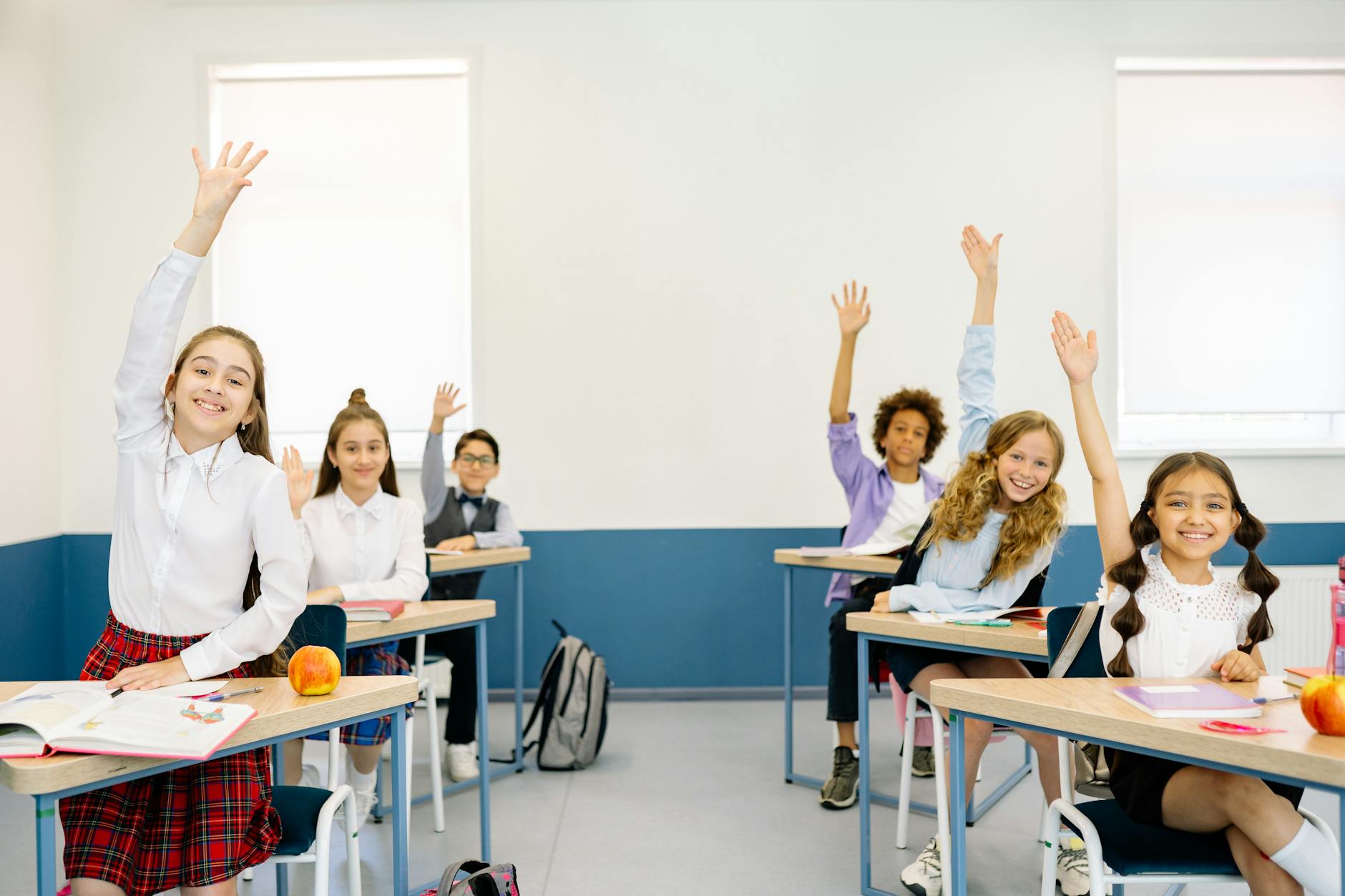 Student Raising Hand